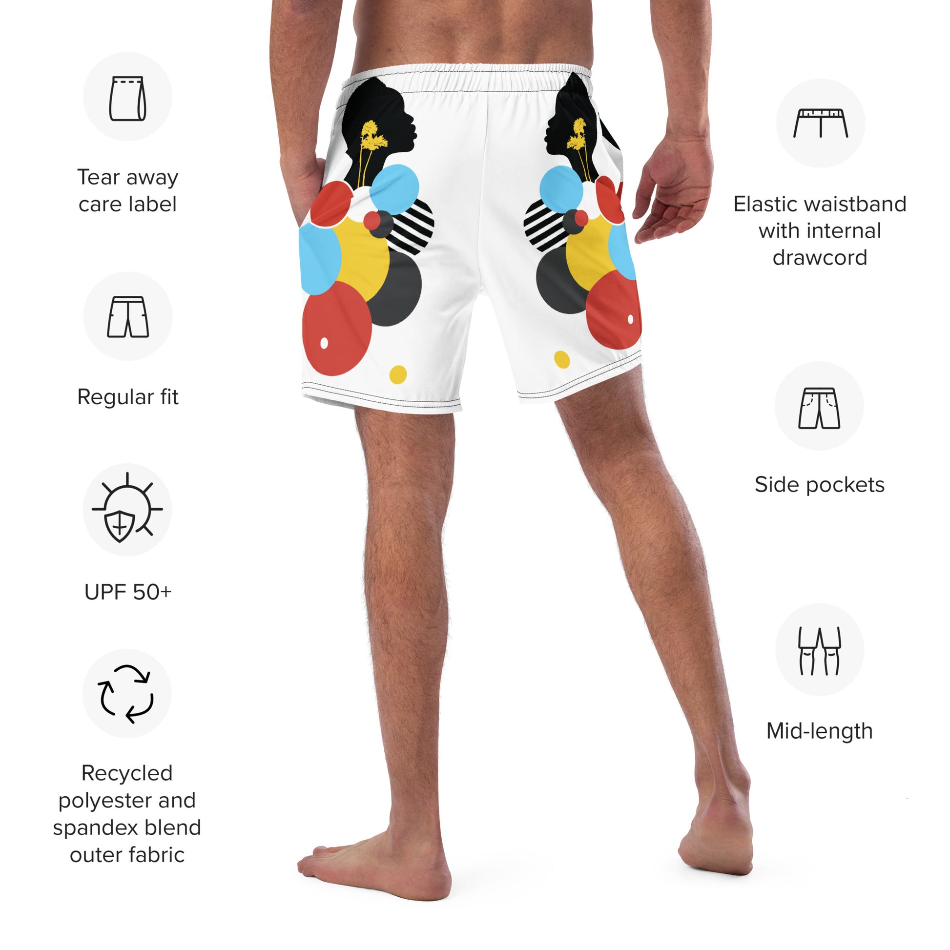 DREAMER Men's Swim Trunks - SOULSKY