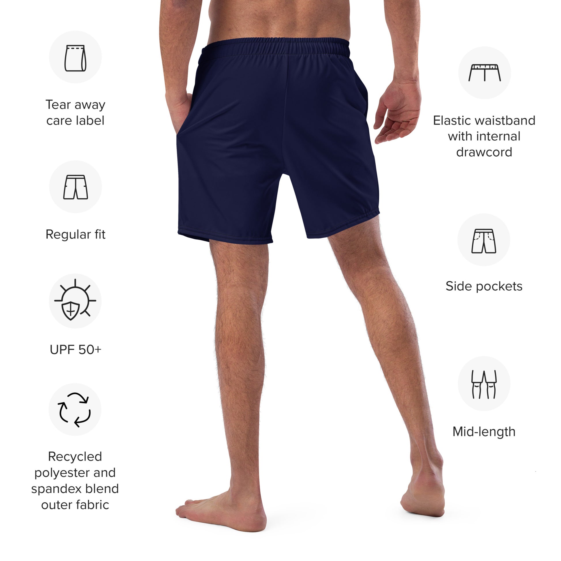 HAVE FAITH Men's Swim Trunks - SOULSKY
