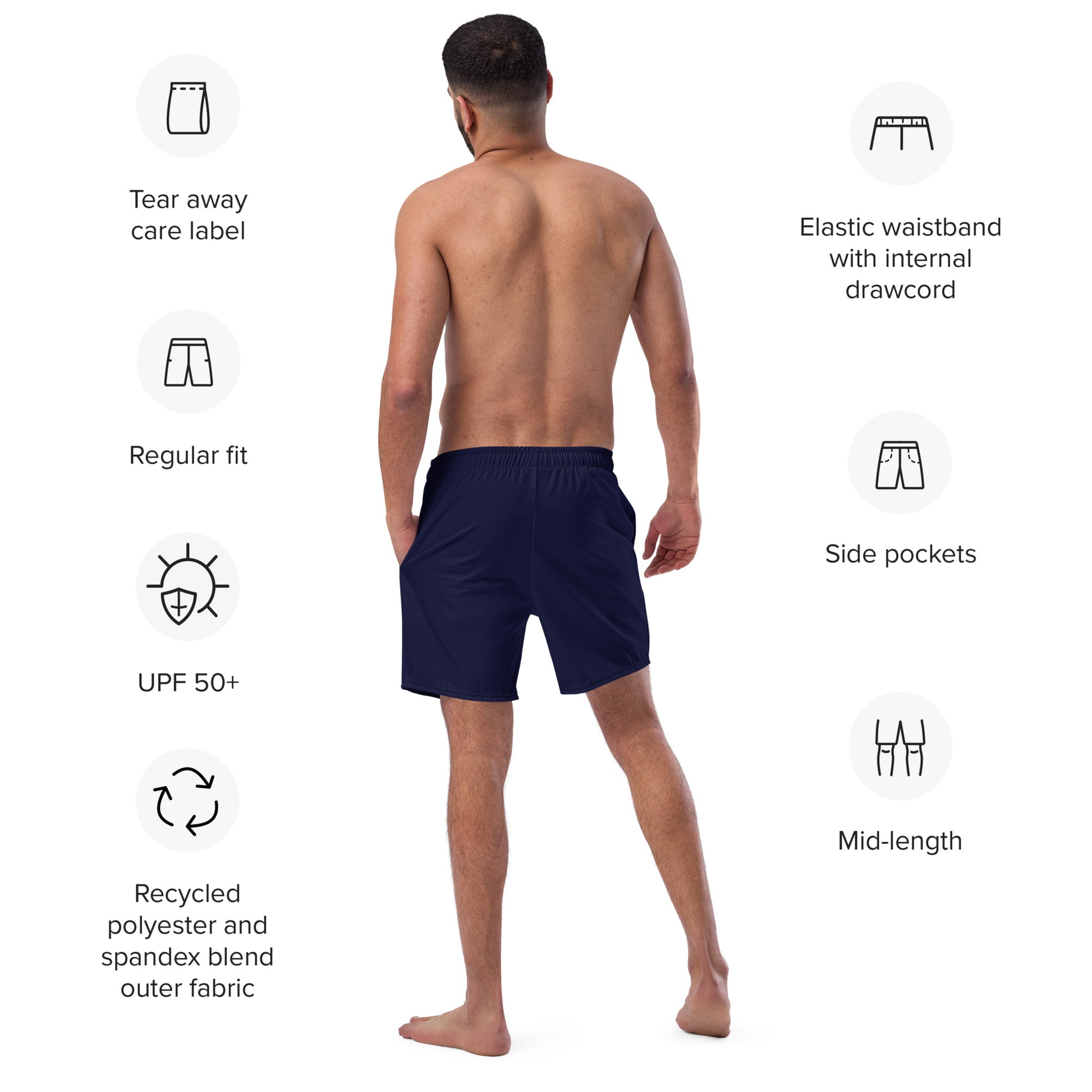 HAVE FAITH Men's Swim Trunks - SOULSKY