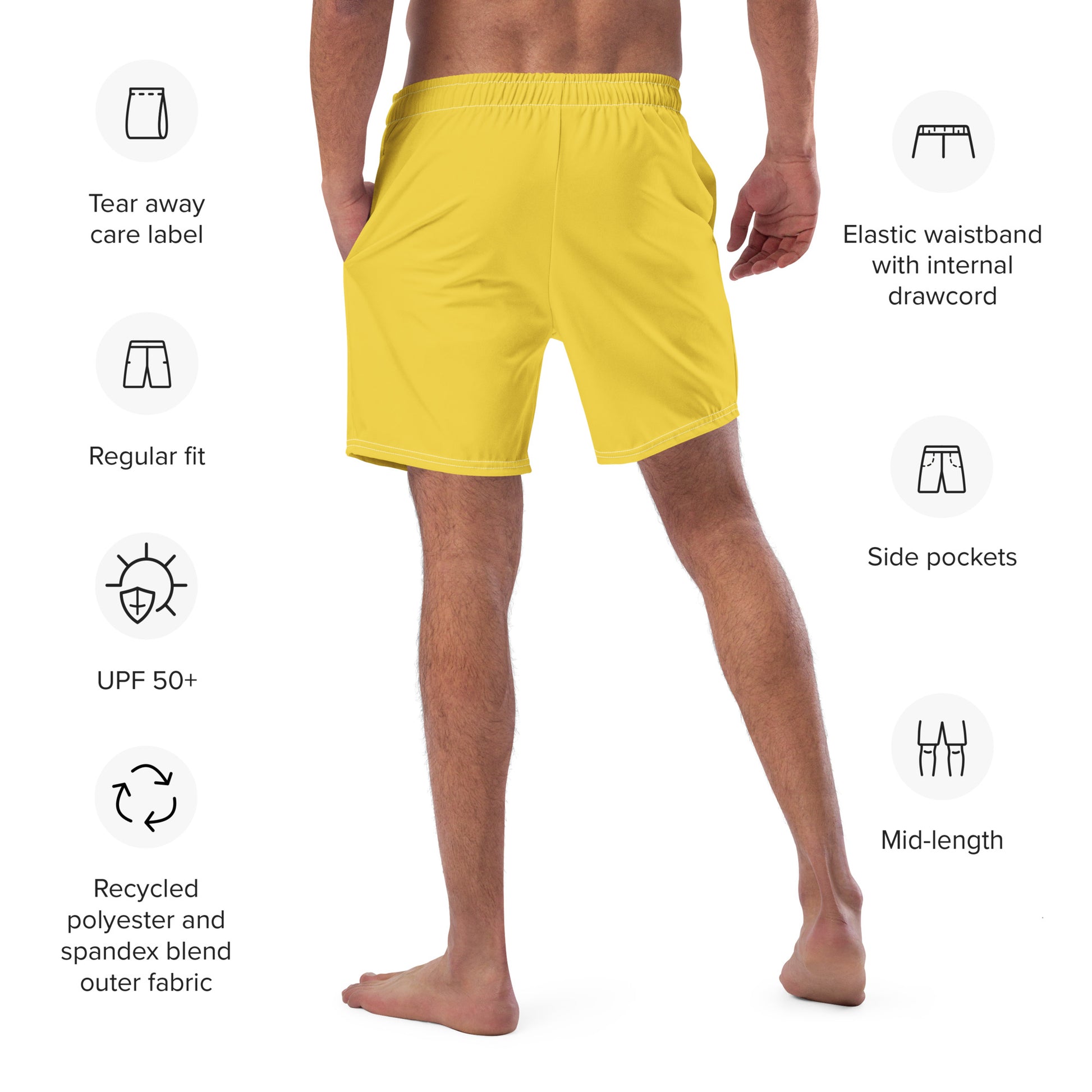 DREAM BIG Men's Swim Trunks - SOULSKY