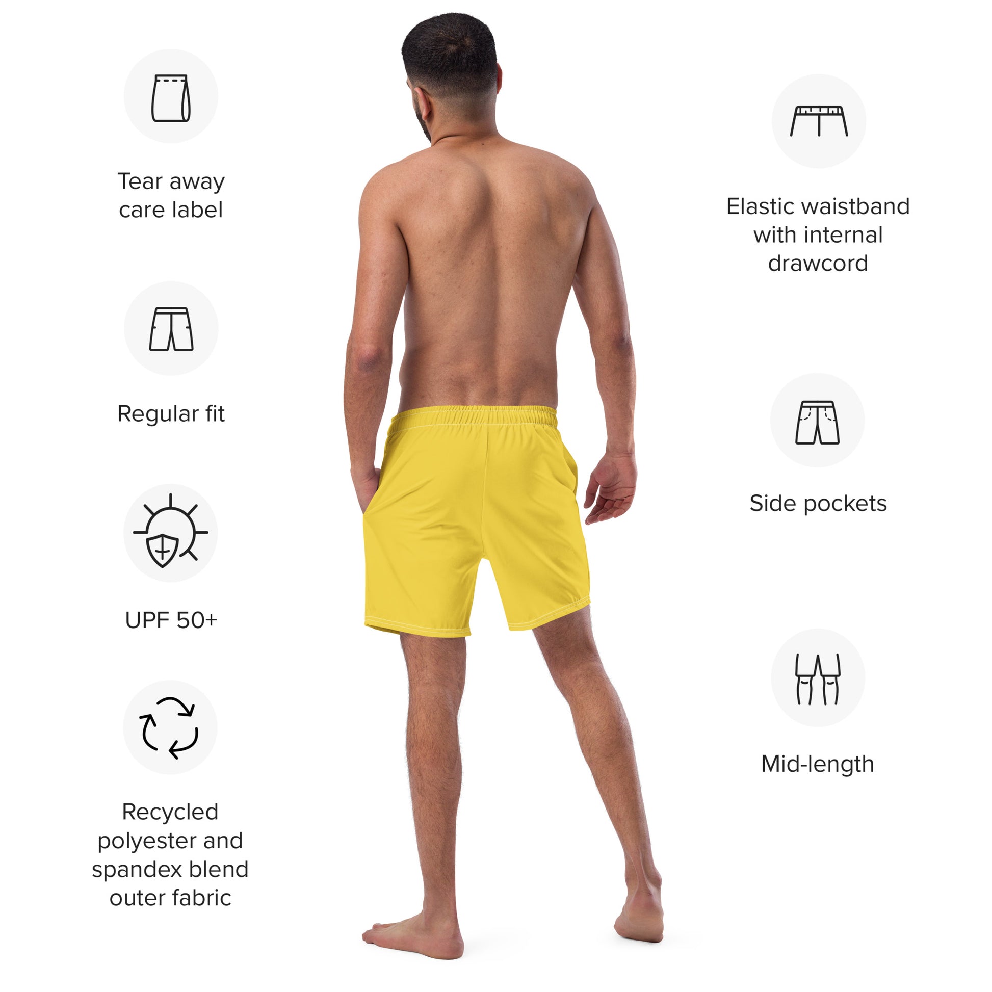 DREAM BIG Men's Swim Trunks - SOULSKY