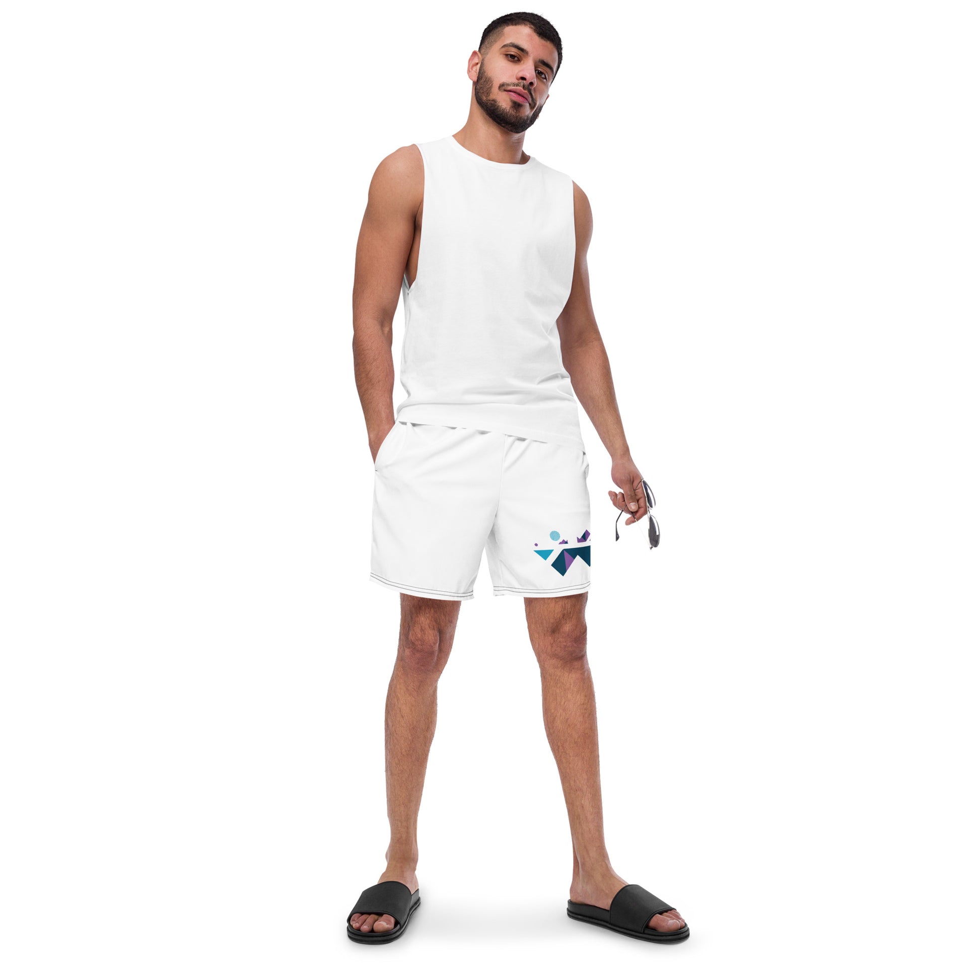 MOUNTAIN TOP Men's Swim Trunks - SOULSKY