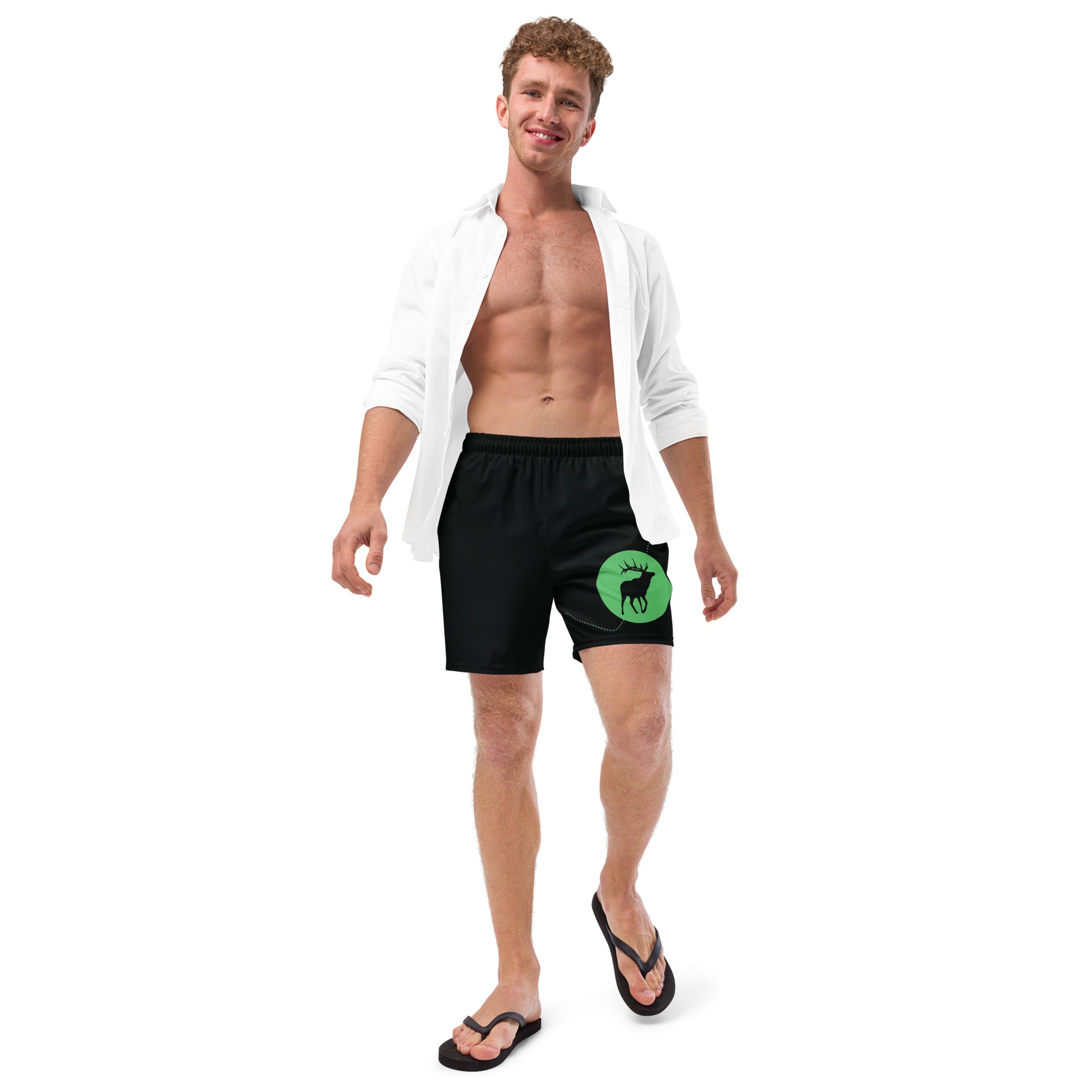 KEEP LOOKING AHEAD Men's Swim Trunks - SOULSKY