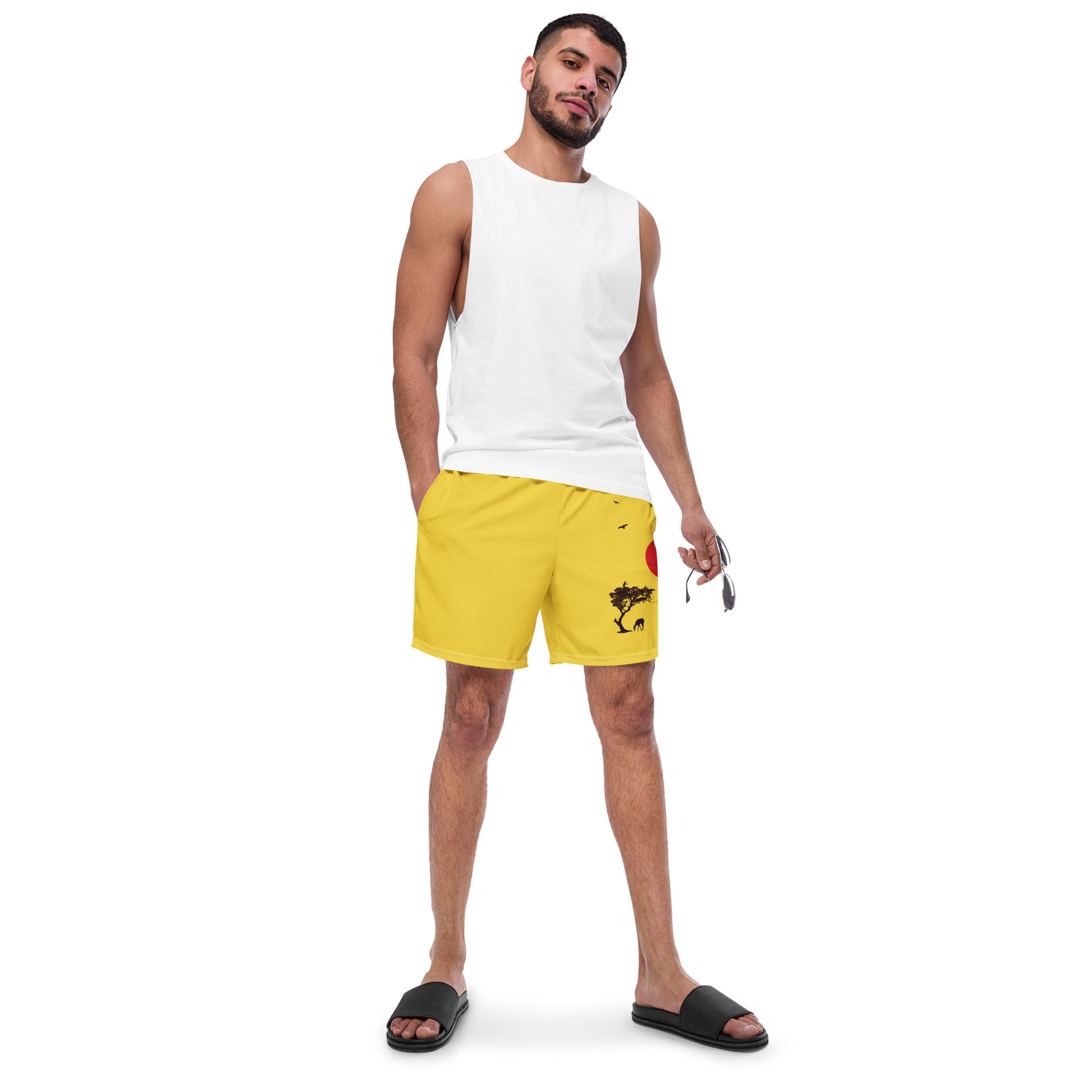 DREAM BIG Men's Swim Trunks - SOULSKY