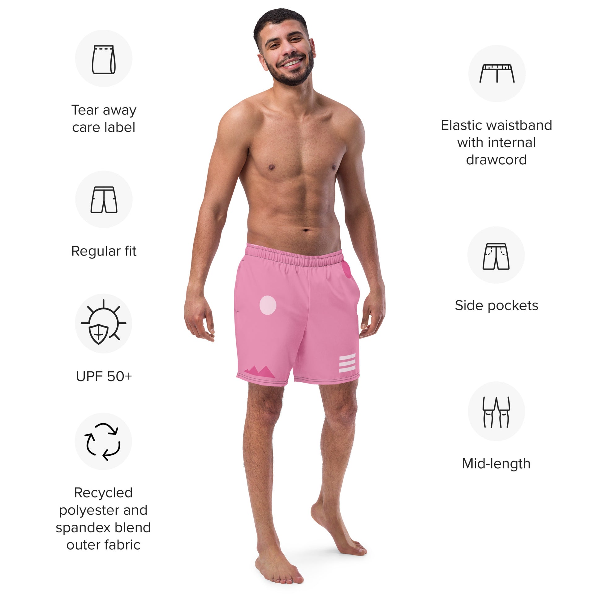TIMELESS Men's Swim Trunks - SOULSKY