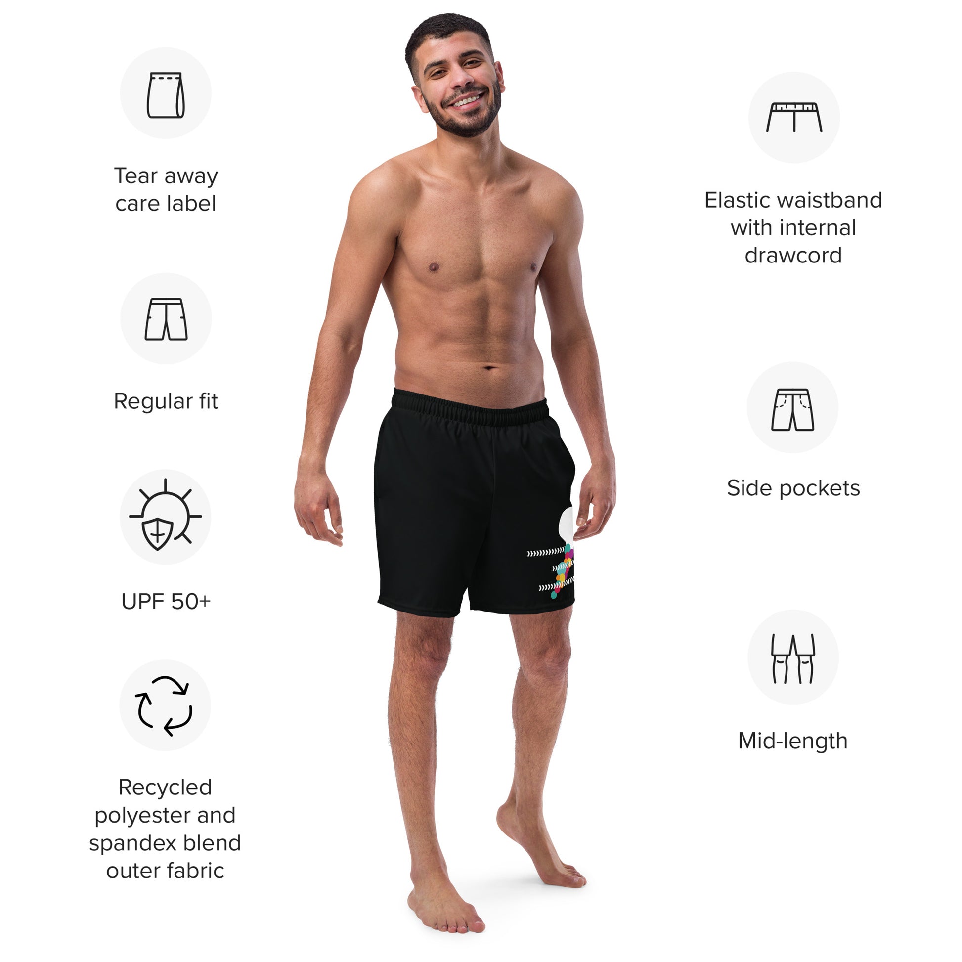 TRAVELLER Men's Swim Trunks - SOULSKY
