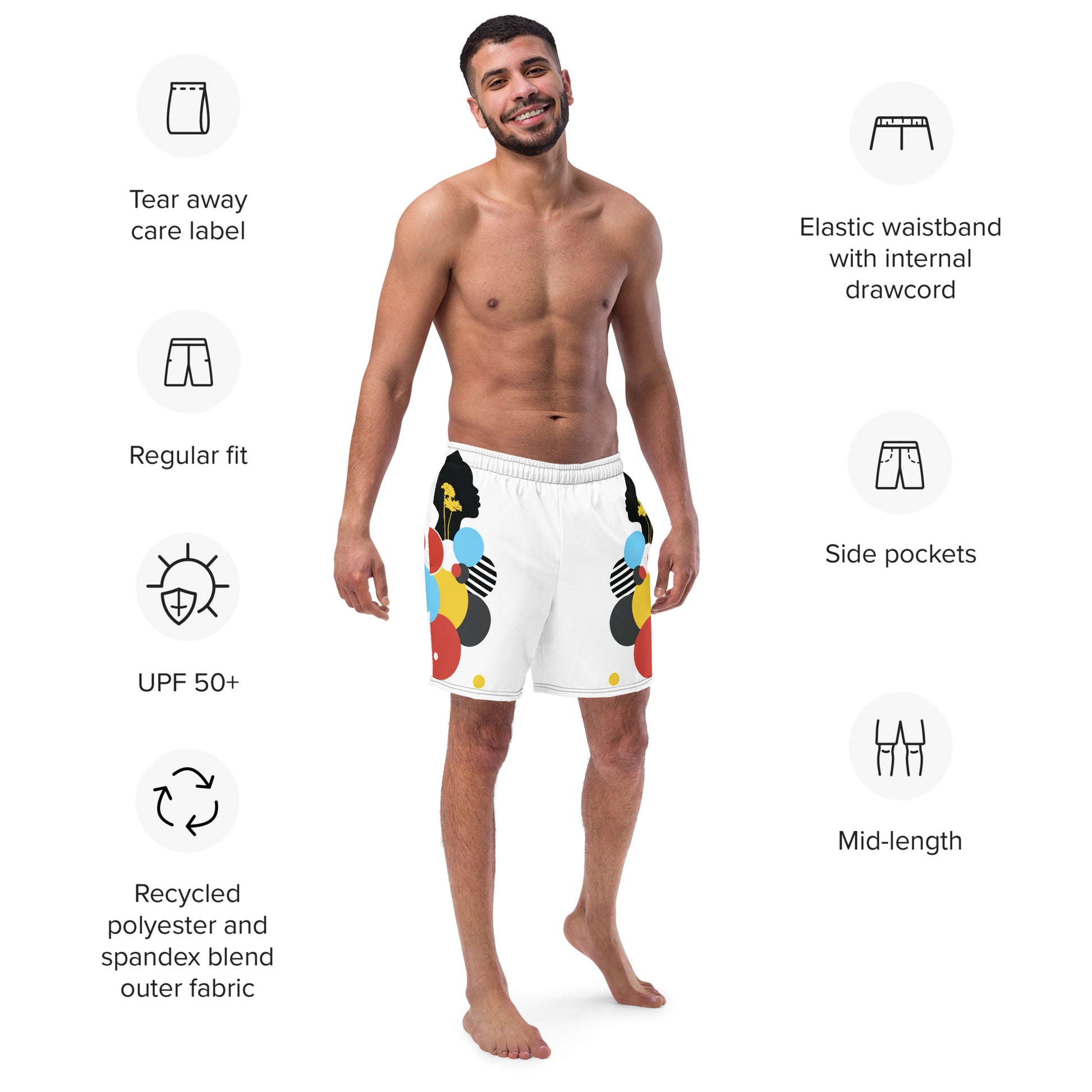 DREAMER Men's Swim Trunks - SOULSKY
