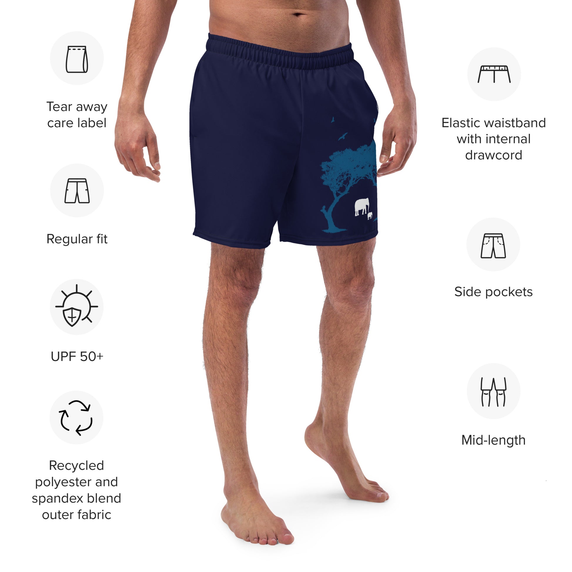FAMILY Men's Swim Trunks - SOULSKY