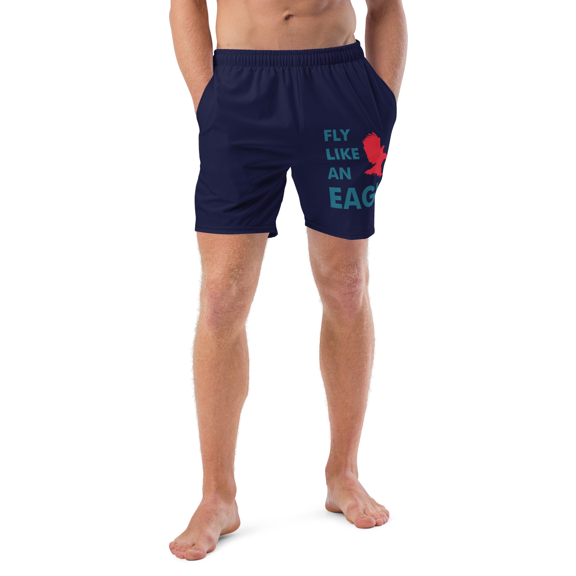 FLY LIKE AN EAGLE Men's Swim Trunks - SOULSKY
