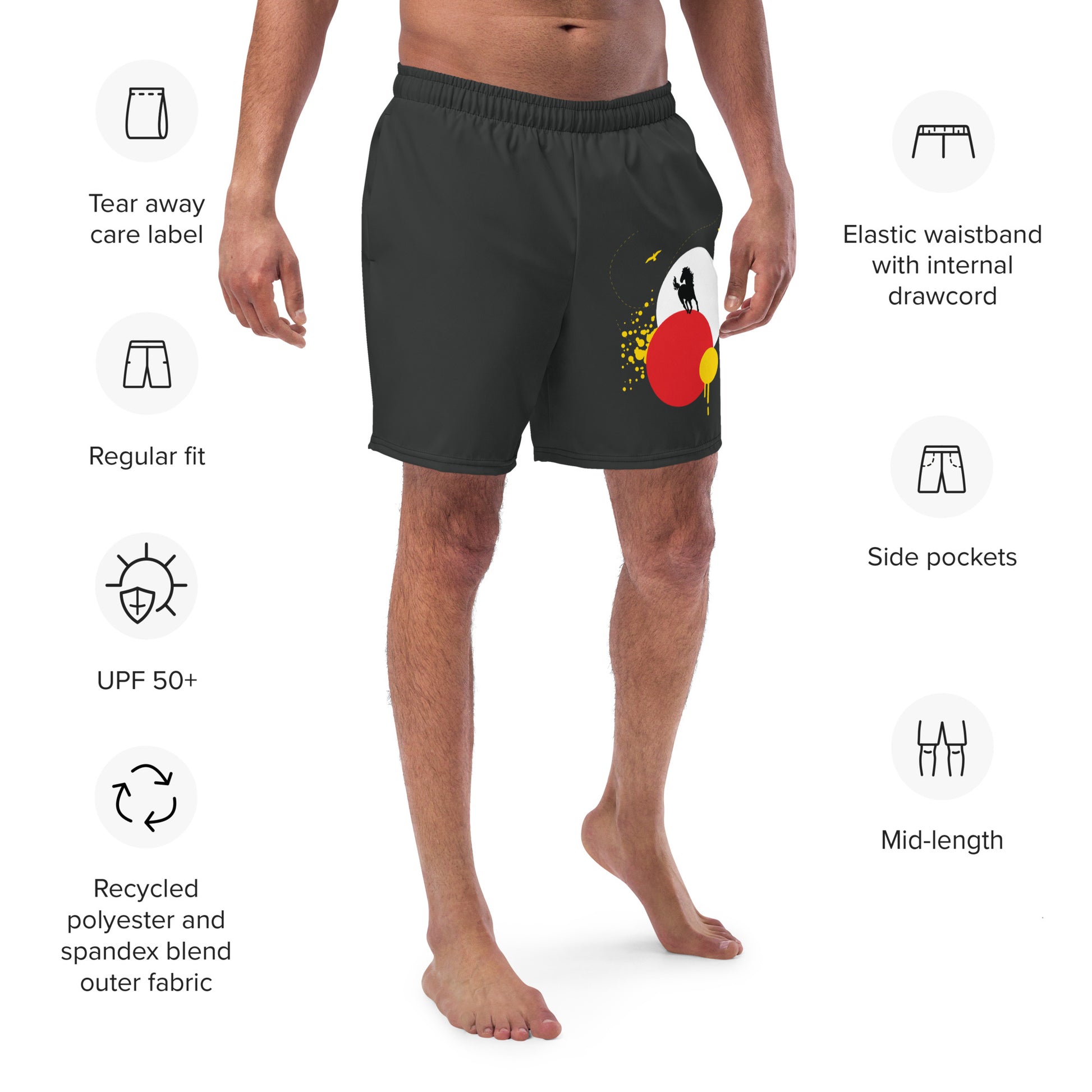 HAVE FUN Men's Swim Trunks - SOULSKY