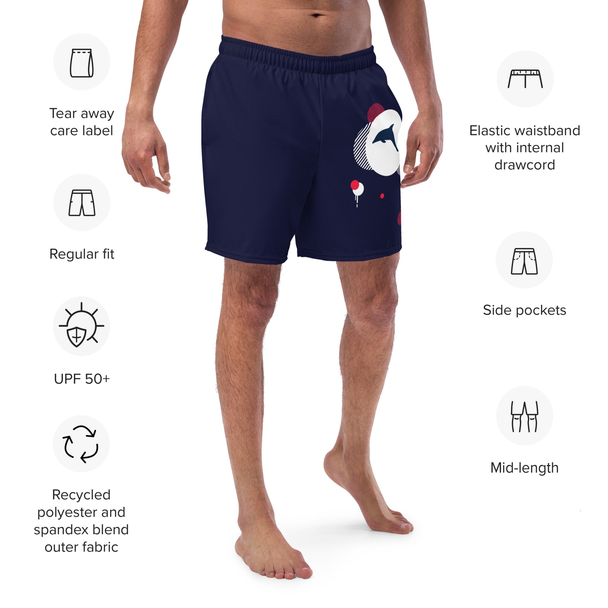 HAVE FAITH Men's Swim Trunks - SOULSKY