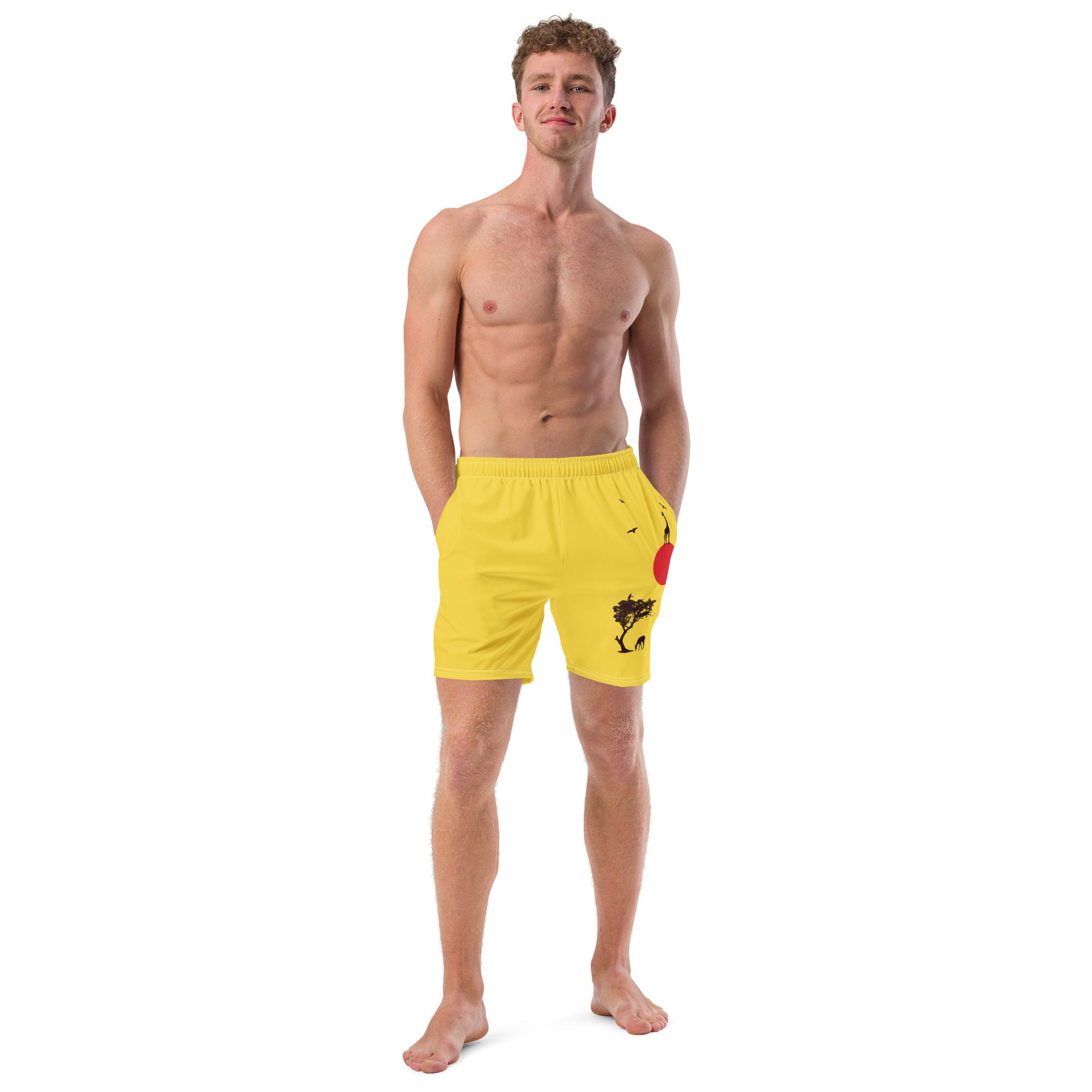 DREAM BIG Men's Swim Trunks - SOULSKY