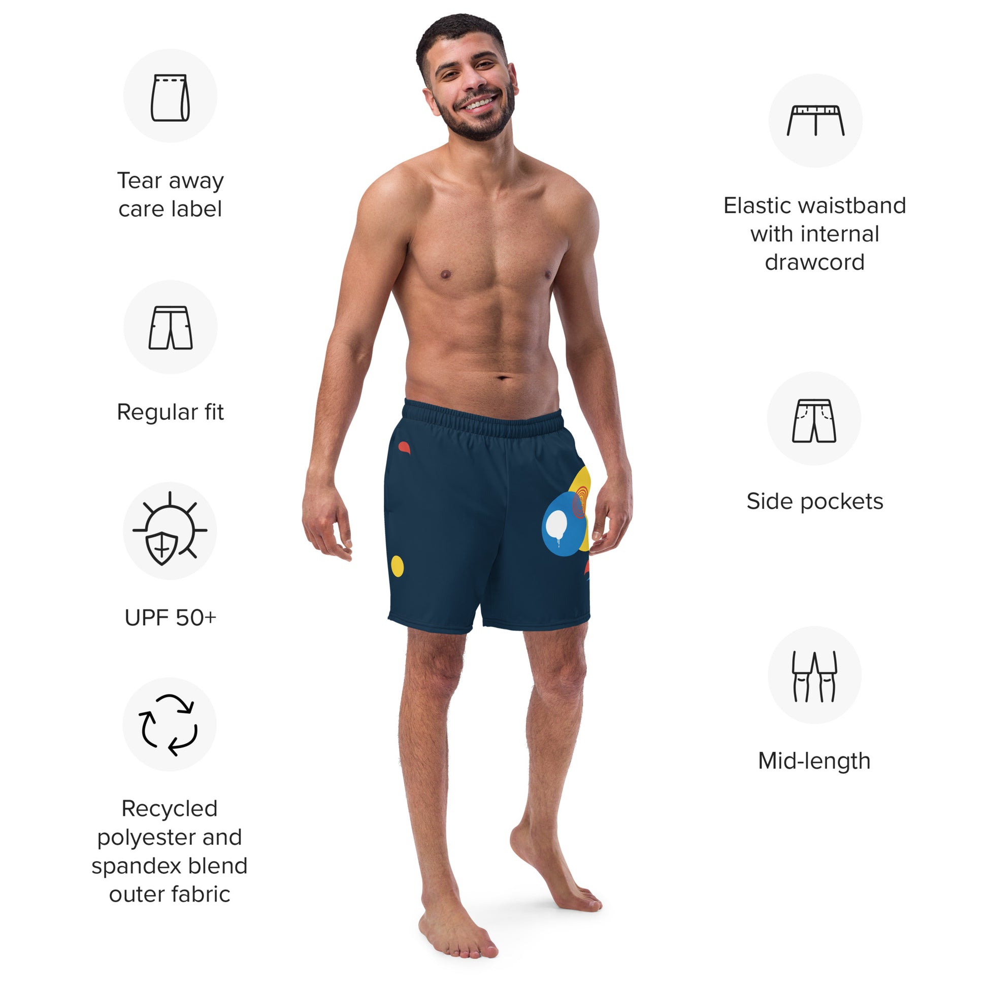 ARTIST Men's Swim Trunks - SOULSKY