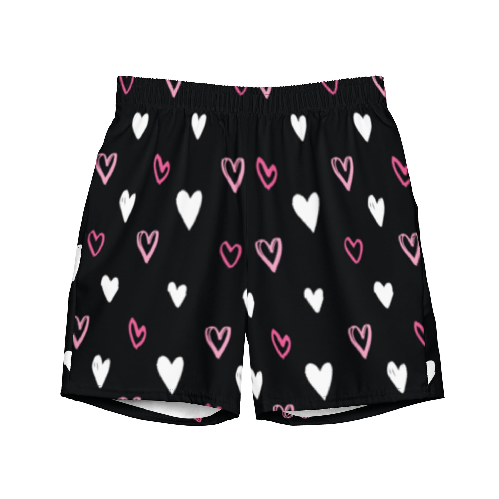 BE MY VALENTINE Men's Swim Trunks - SOULSKY