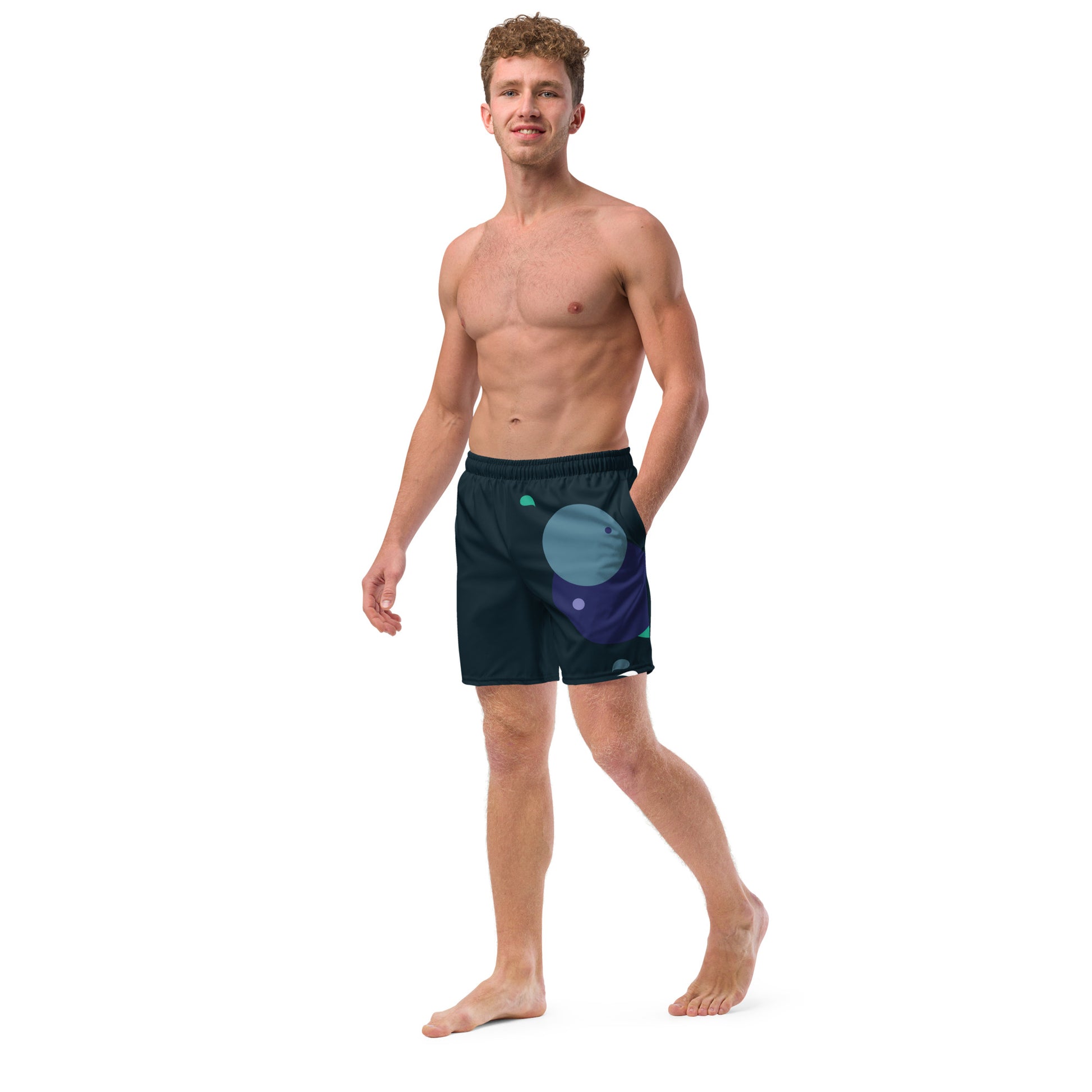 ARTIST Men's Swim Trunks (Midnight) - SOULSKY