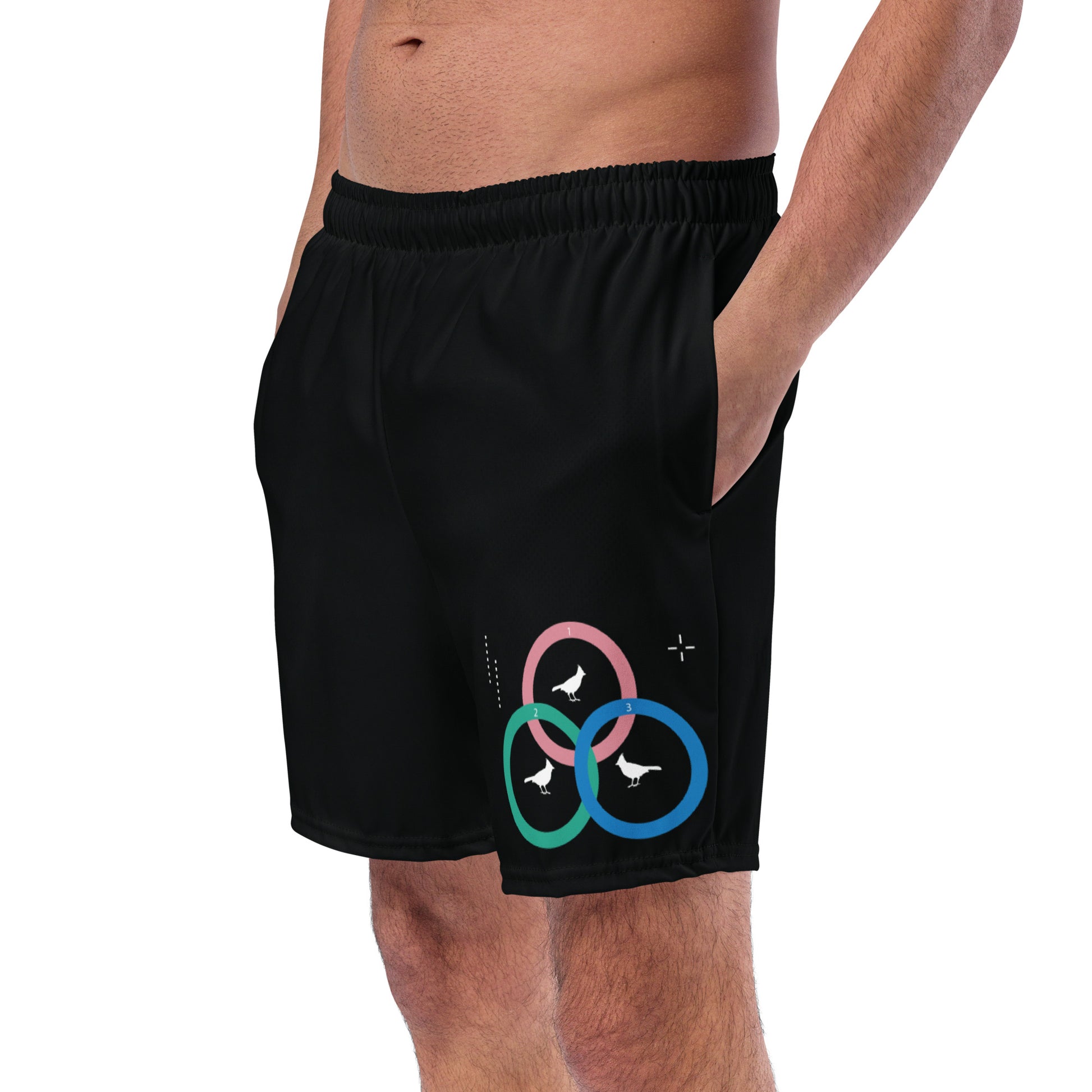 TRIFECTA Men's Swim Trunks - SOULSKY