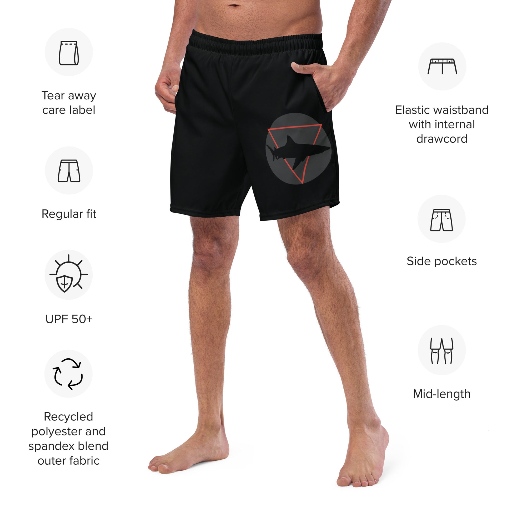 DREAM CHASER Men's Swim Trunks - SOULSKY