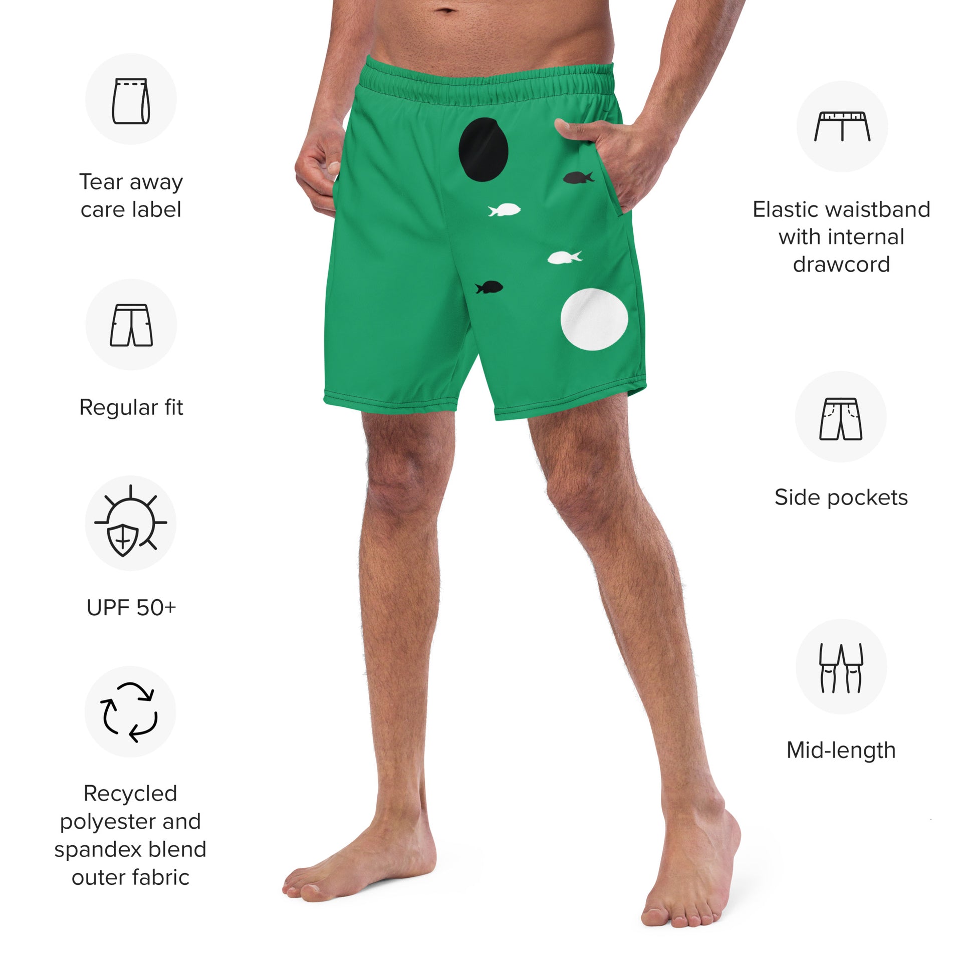 HARMONIZE Men's Swim Trunks - SOULSKY