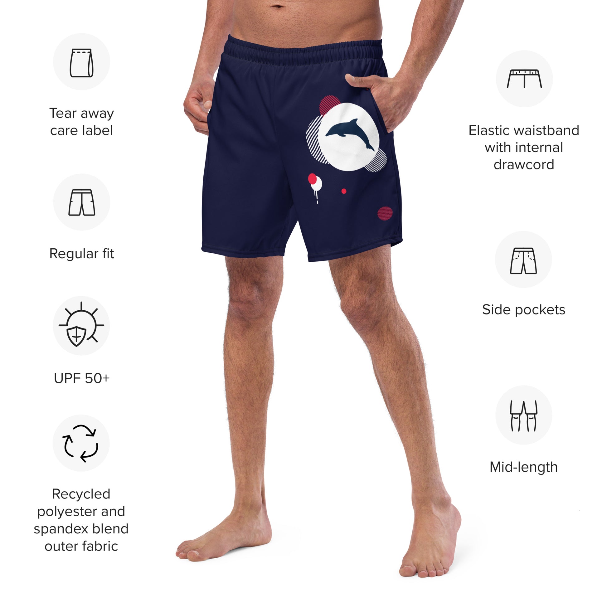 HAVE FAITH Men's Swim Trunks - SOULSKY