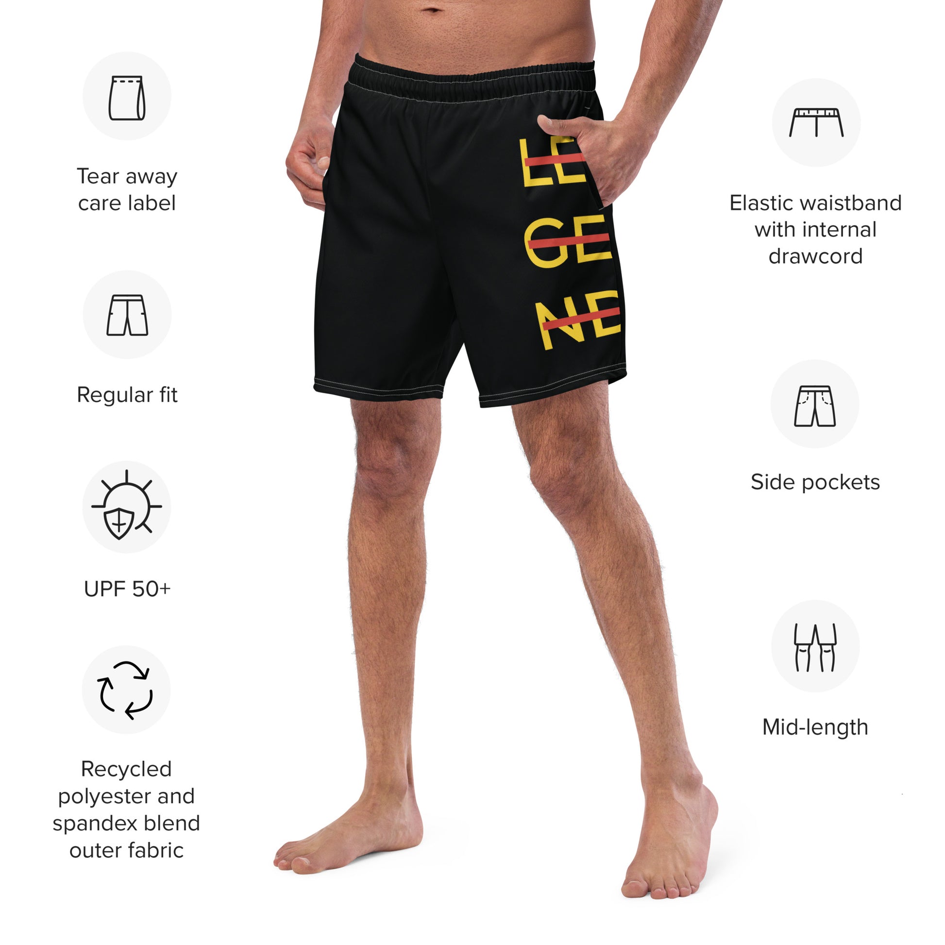LEGEND Men's Swim Trunks - SOULSKY