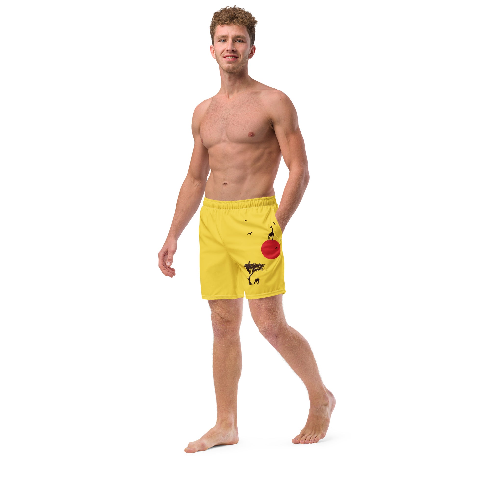 DREAM BIG Men's Swim Trunks - SOULSKY