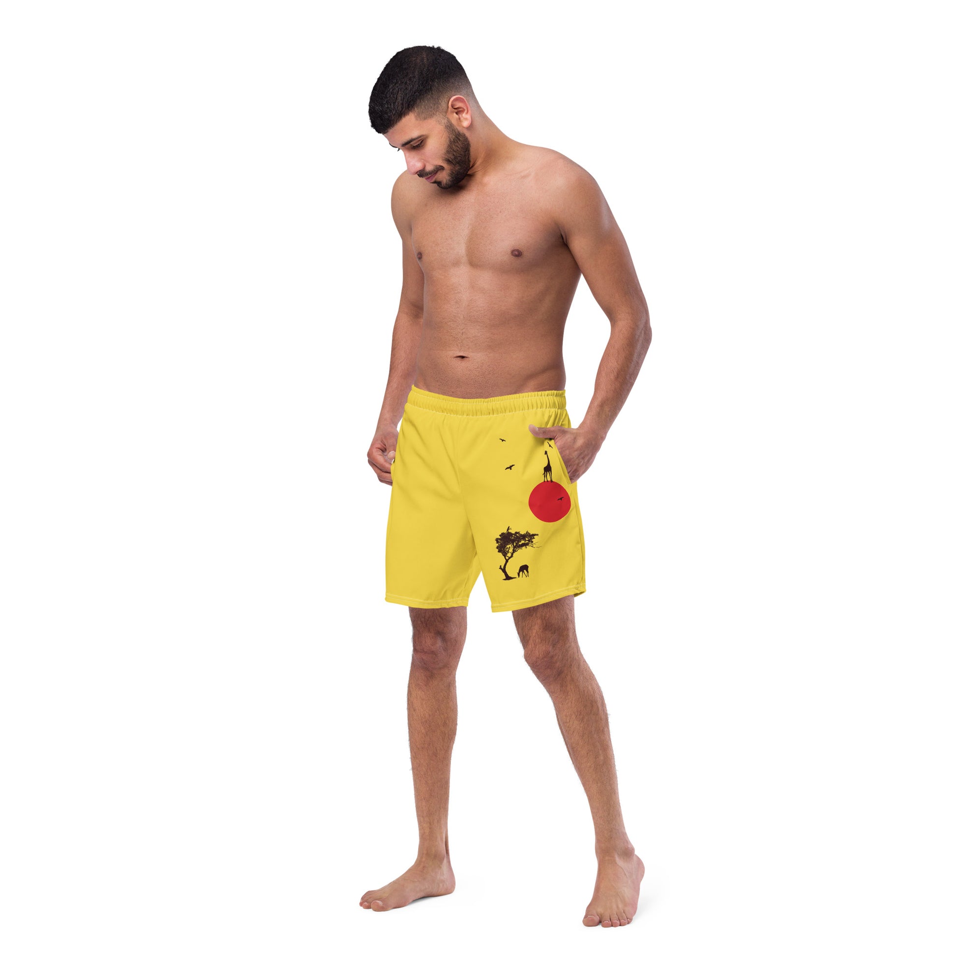 DREAM BIG Men's Swim Trunks - SOULSKY