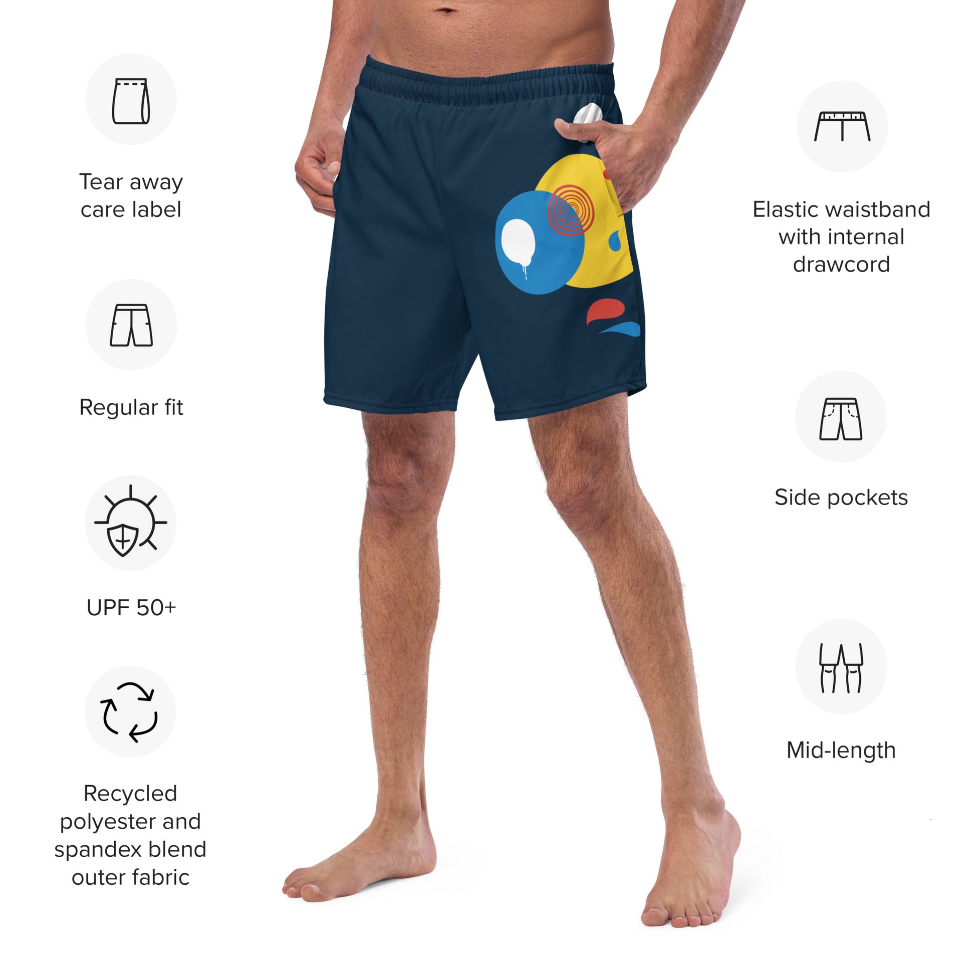 ARTIST Men's Swim Trunks - SOULSKY
