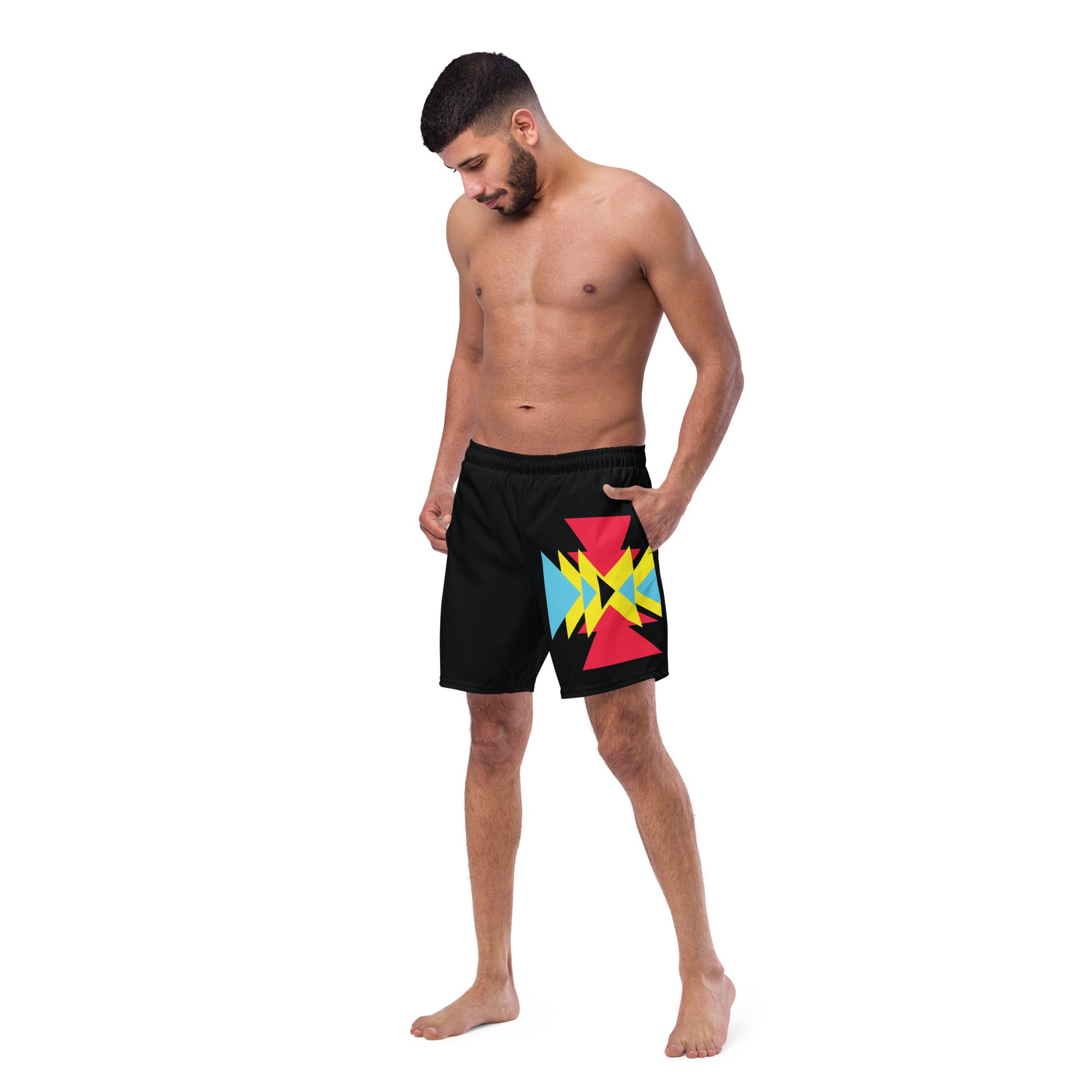 BE BRAVE Men's Swim Trunks - SOULSKY