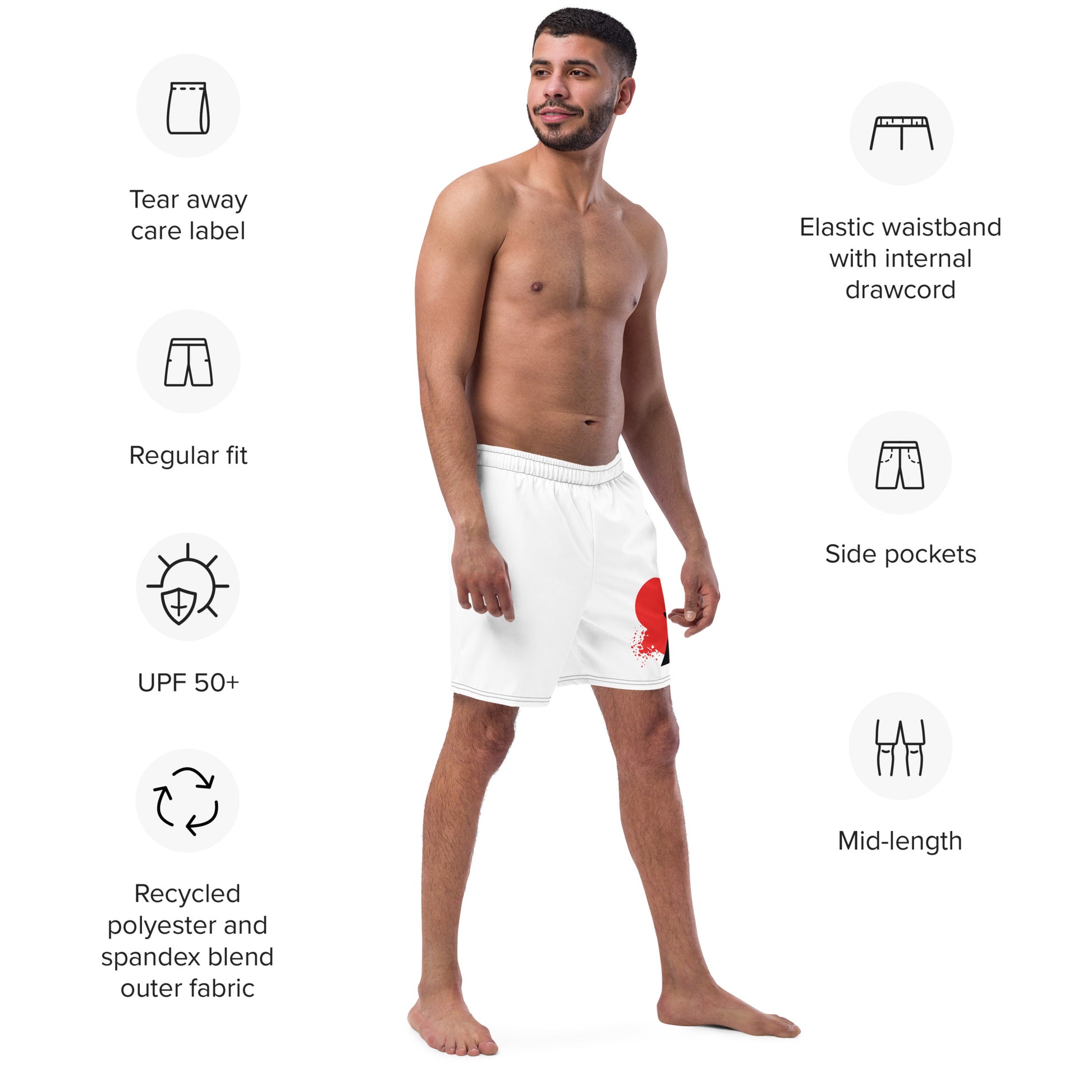 STAND OUT Men's Swim Trunks - SOULSKY