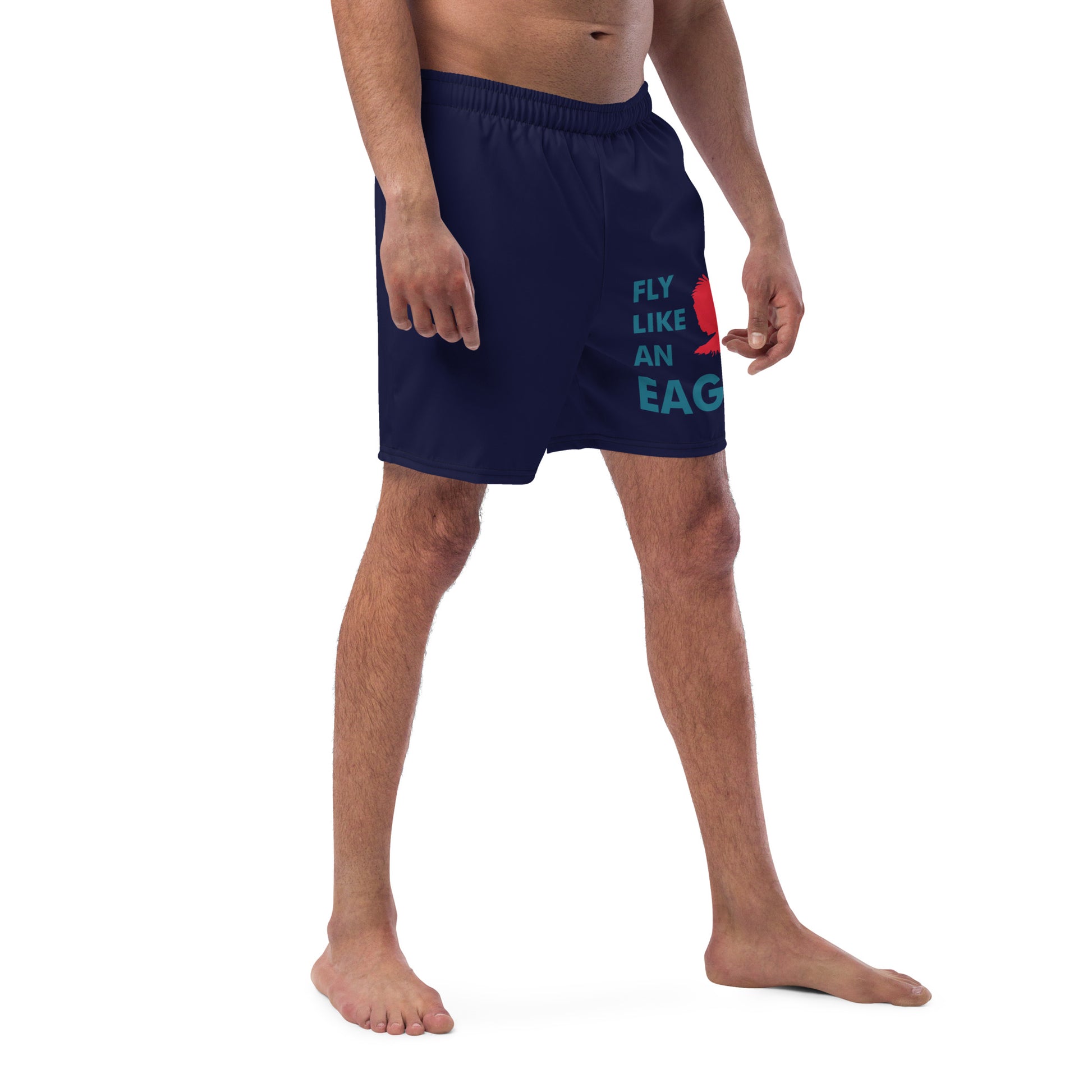 FLY LIKE AN EAGLE Men's Swim Trunks - SOULSKY