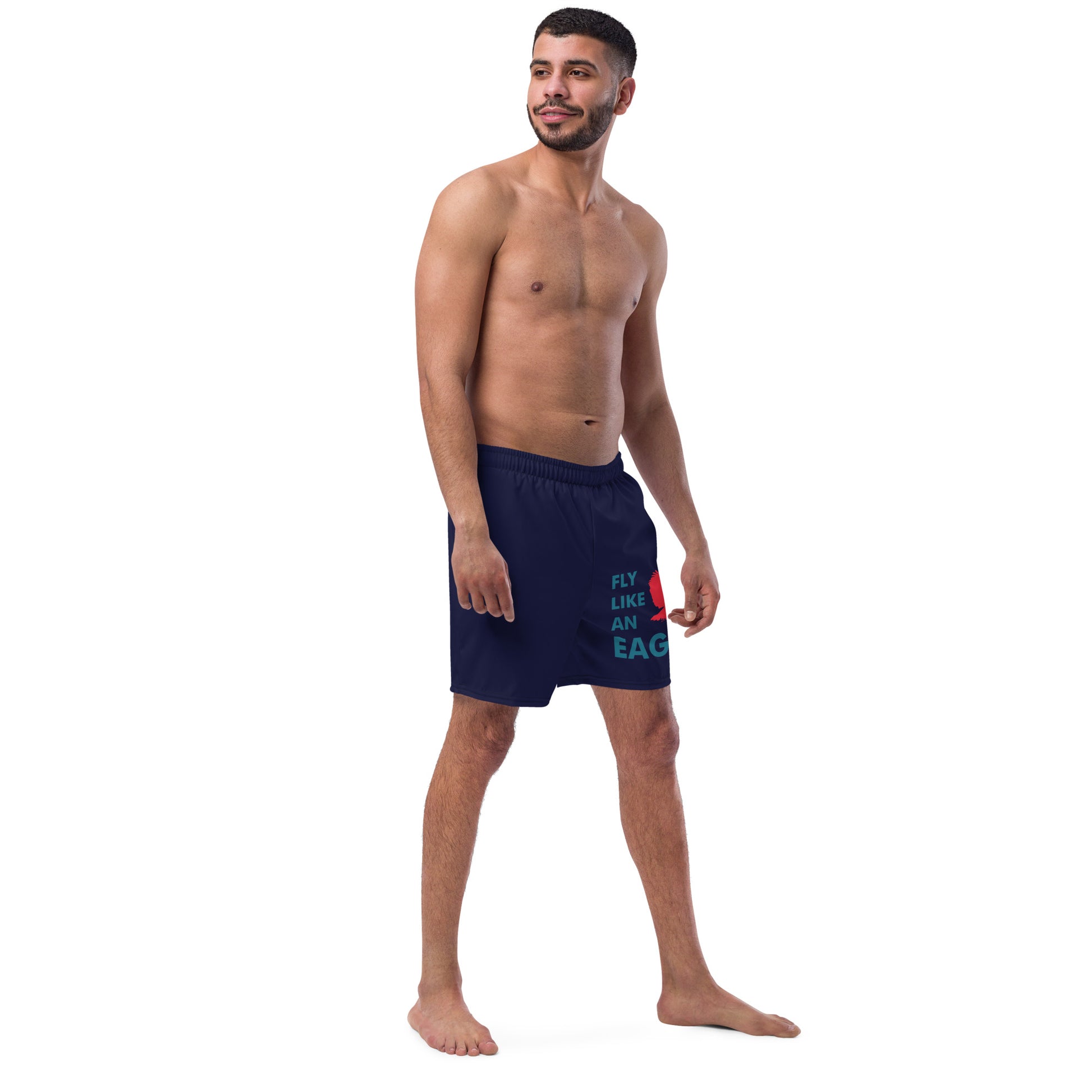 FLY LIKE AN EAGLE Men's Swim Trunks - SOULSKY