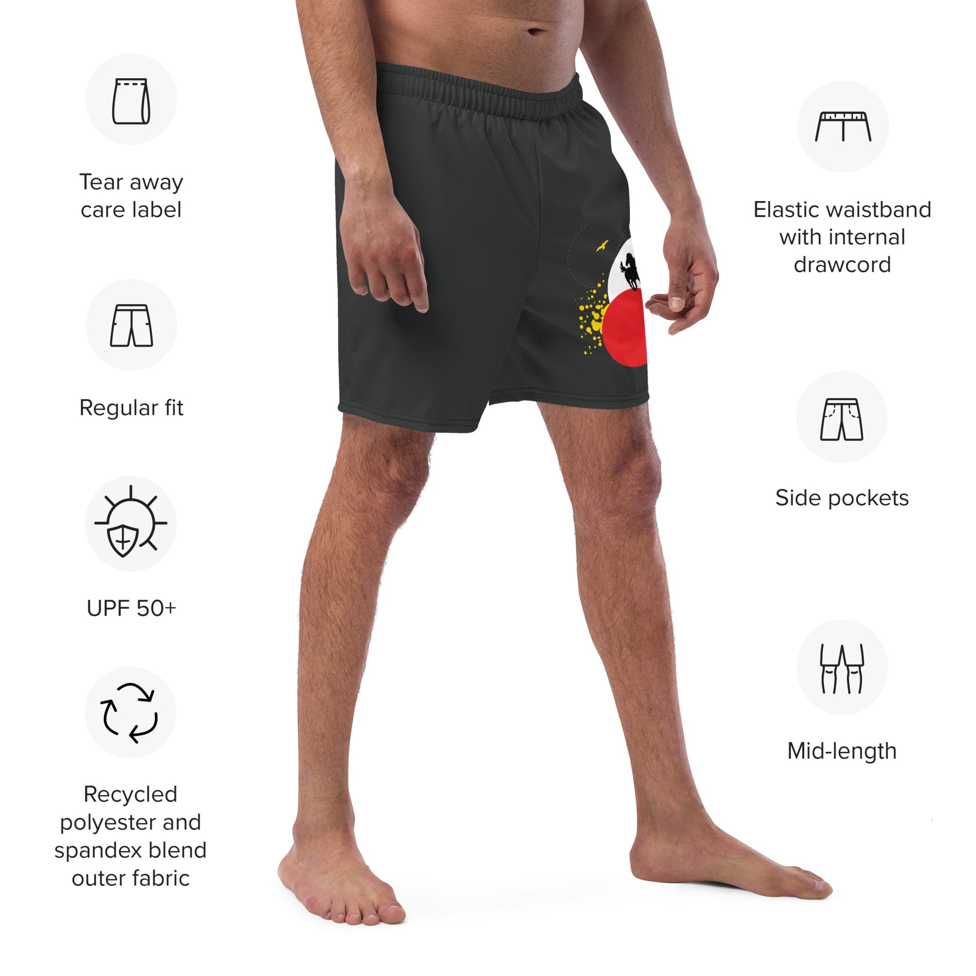 HAVE FUN Men's Swim Trunks - SOULSKY