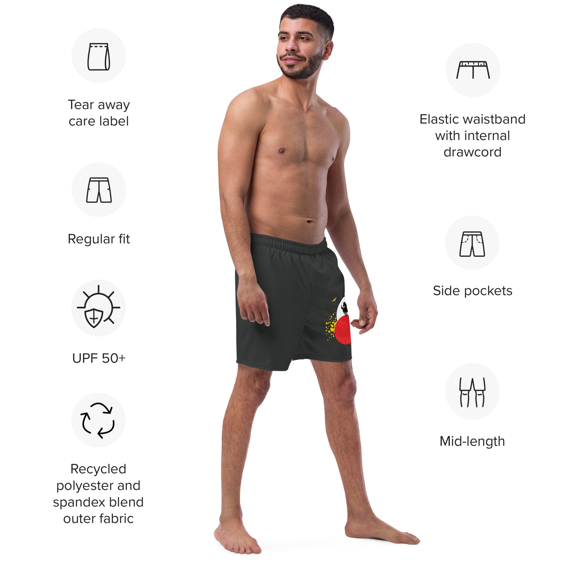 HAVE FUN Men's Swim Trunks - SOULSKY