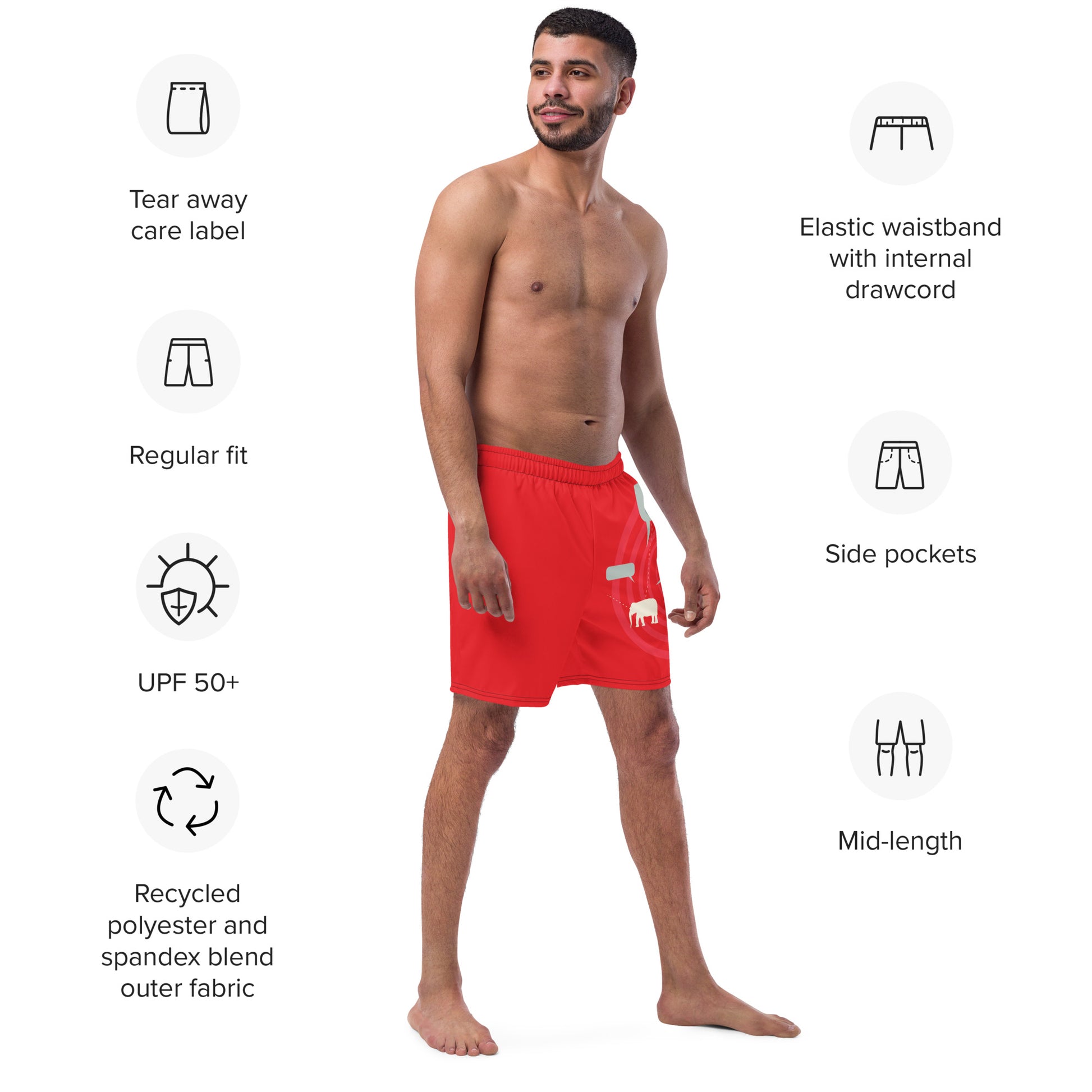 EXPRESS YOURSELF Men's Swim Trunks - SOULSKY