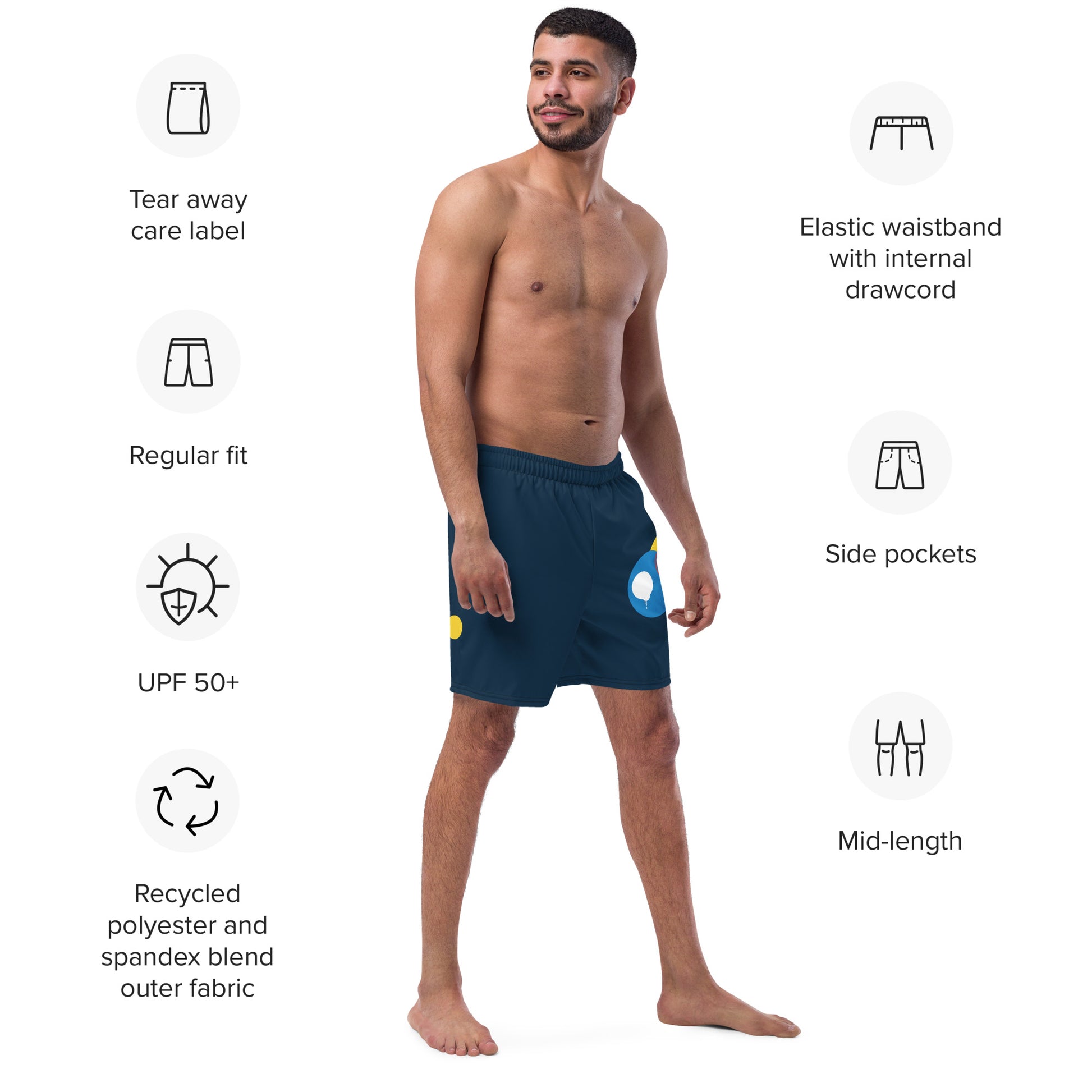 ARTIST Men's Swim Trunks - SOULSKY