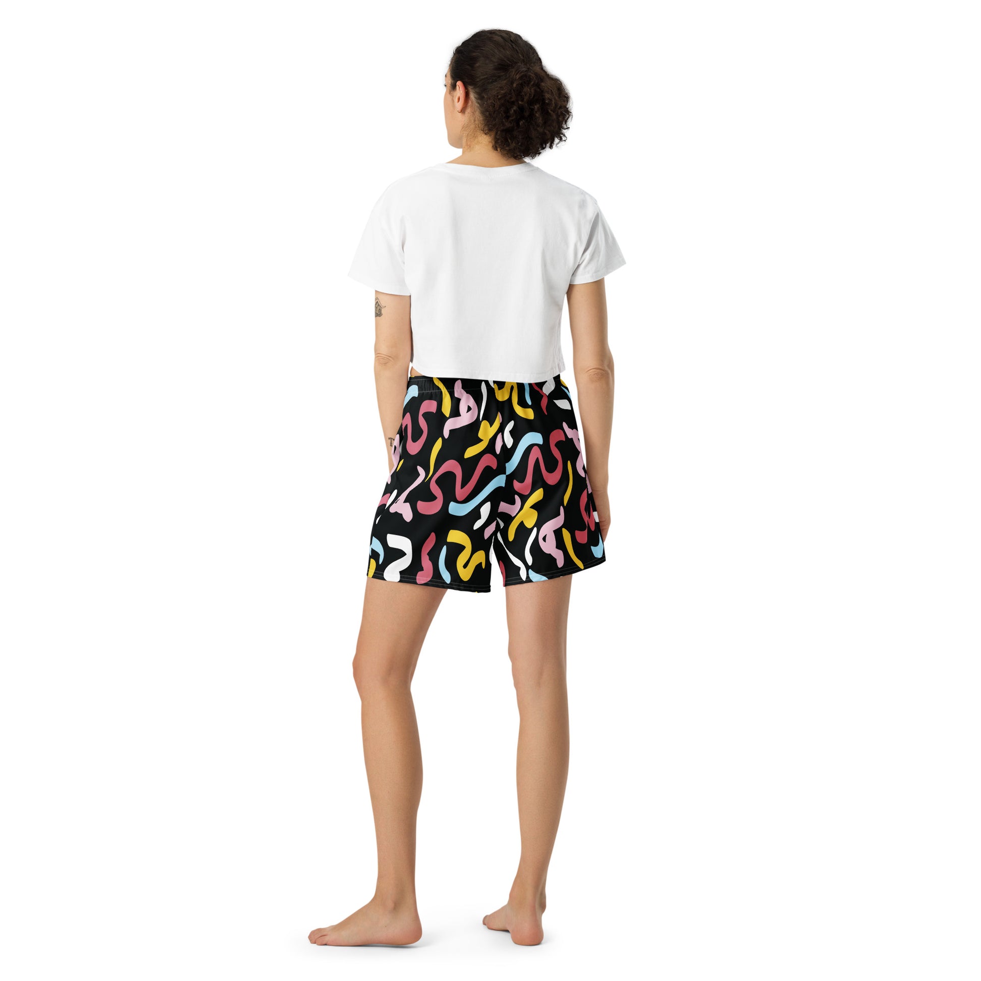 QUANTUM All-Over Print Unisex Athletic Long Shorts - SOULSKY