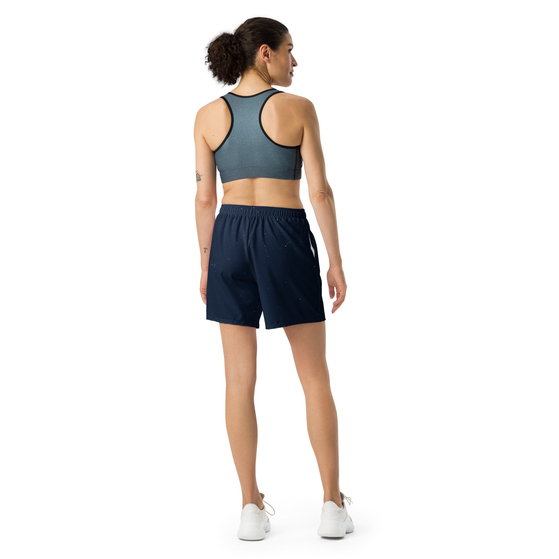 STAR GAZING All-Over Print Unisex Athletic Long Shorts - SOULSKY