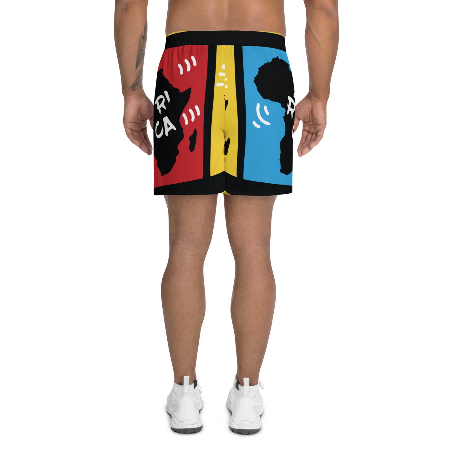 AFRICA PRIMARY All-Over Print Unisex Athletic Long Shorts