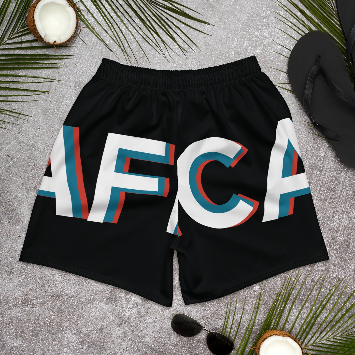 AFRICA GLOWS All-Over Print Unisex Athletic Long Shorts