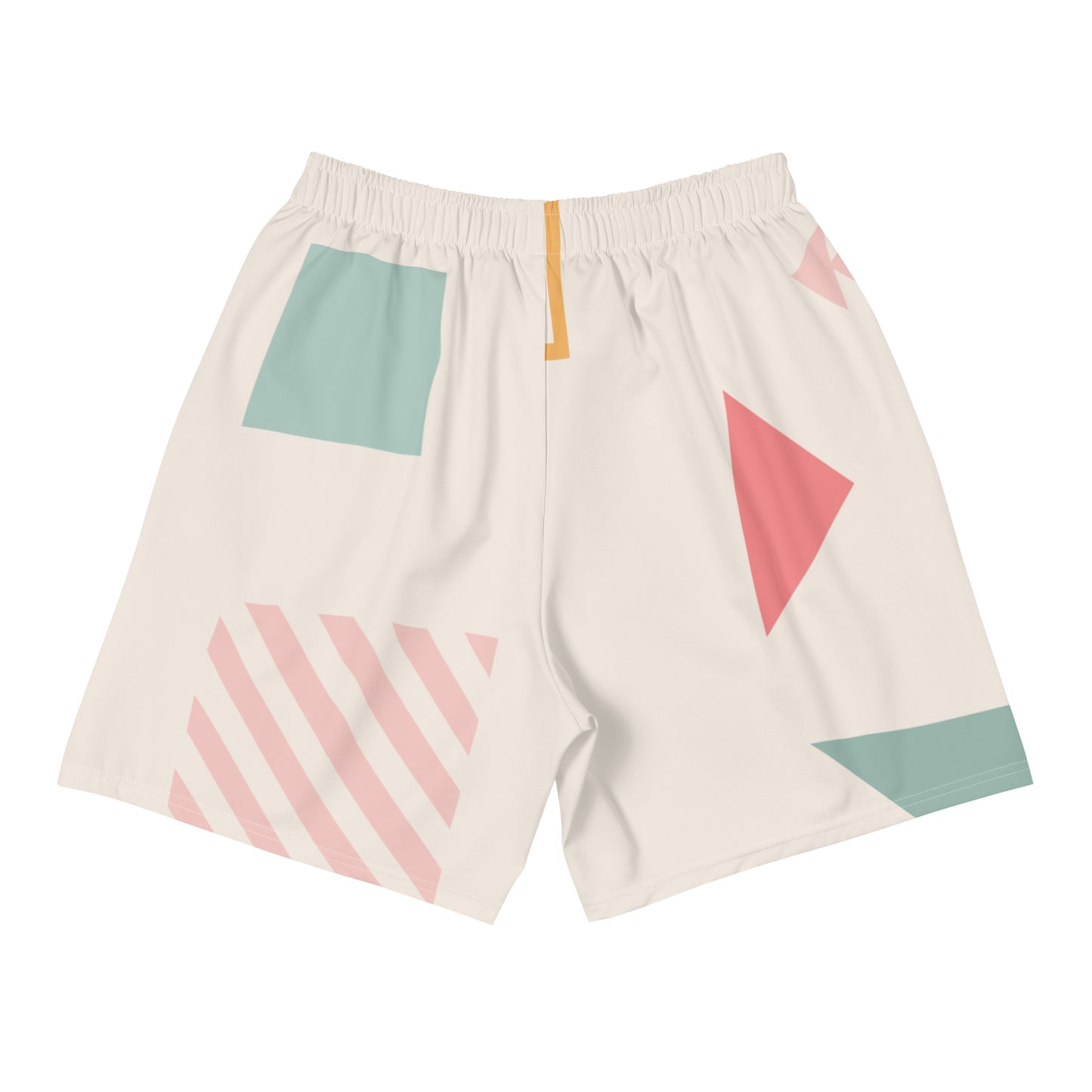 UNIQUE All-Over Print Unisex Athletic Long Shorts (Cream)