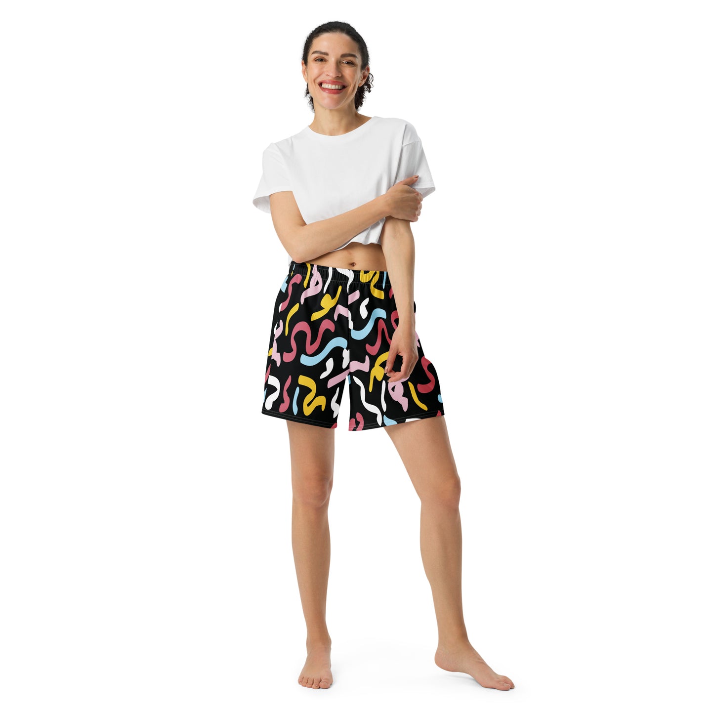 QUANTUM All-Over Print Unisex Athletic Long Shorts