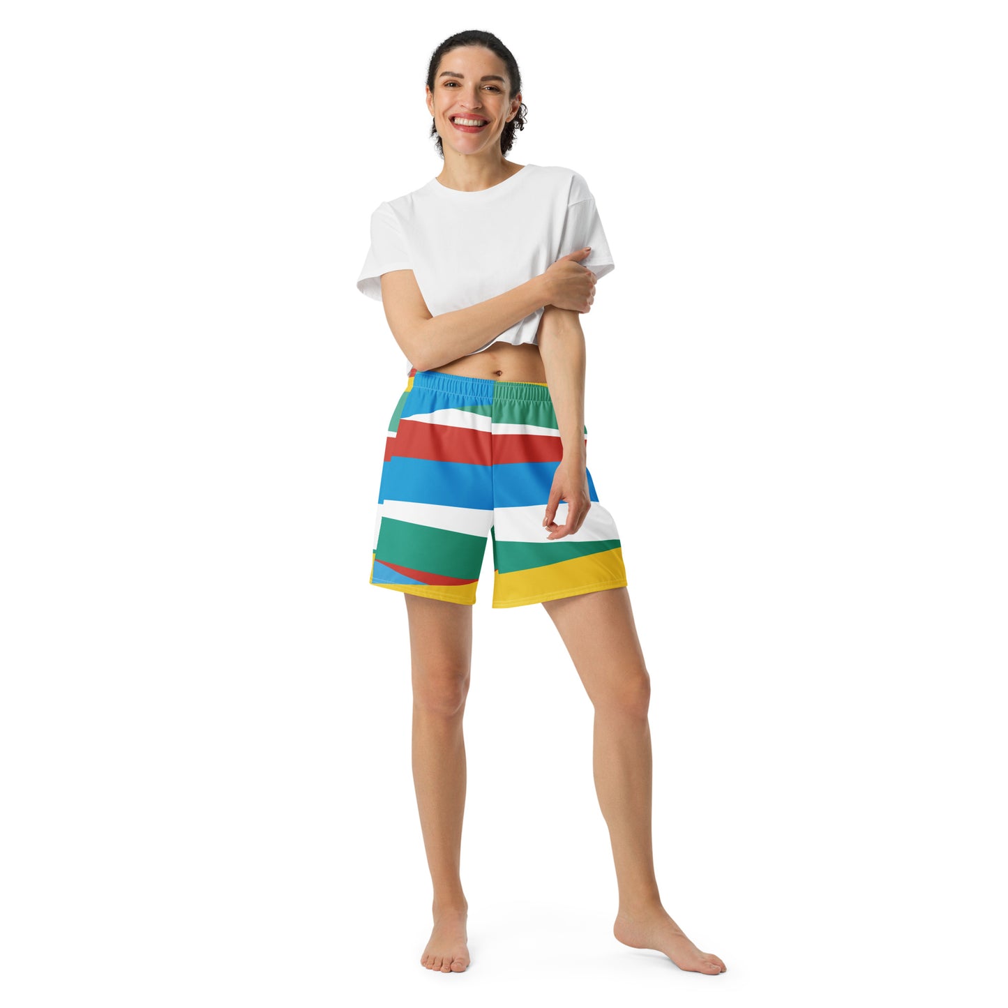 RAY OF LIGHT All-Over Print Unisex Athletic Long Shorts