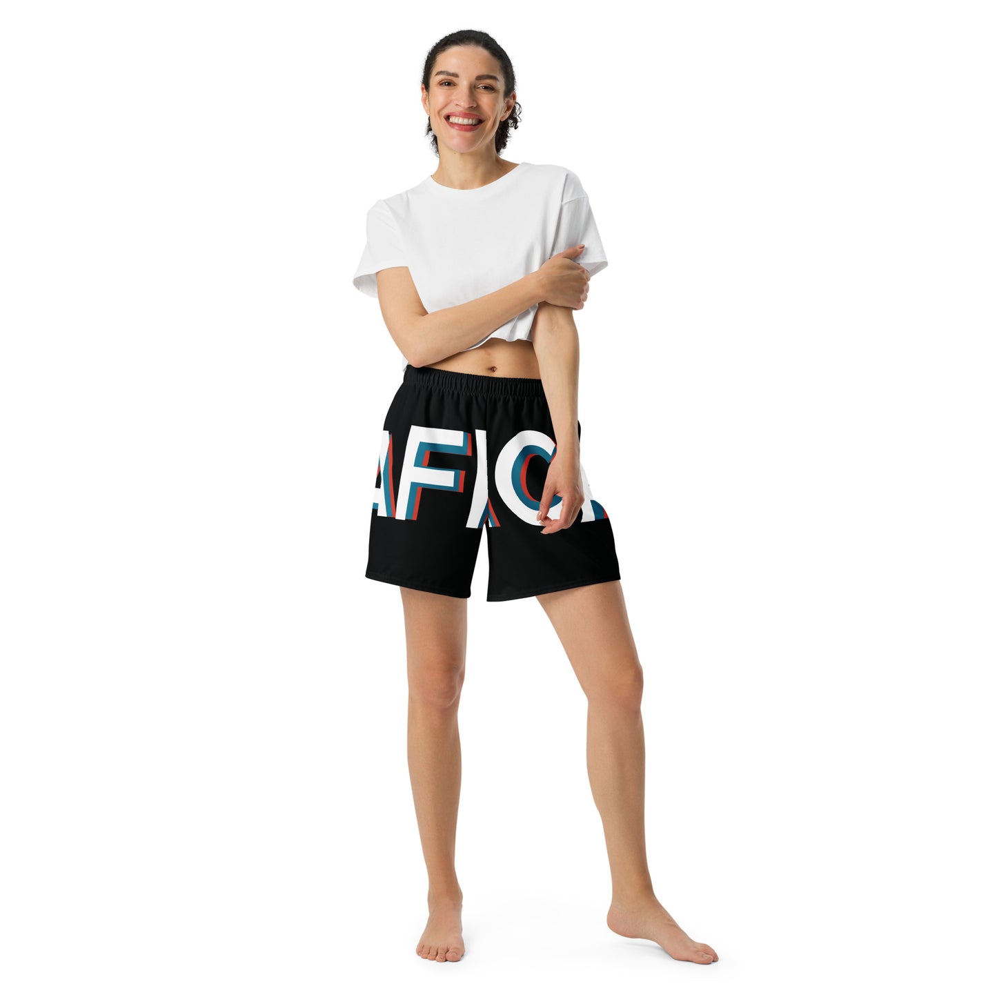 AFRICA GLOWS All-Over Print Unisex Athletic Long Shorts