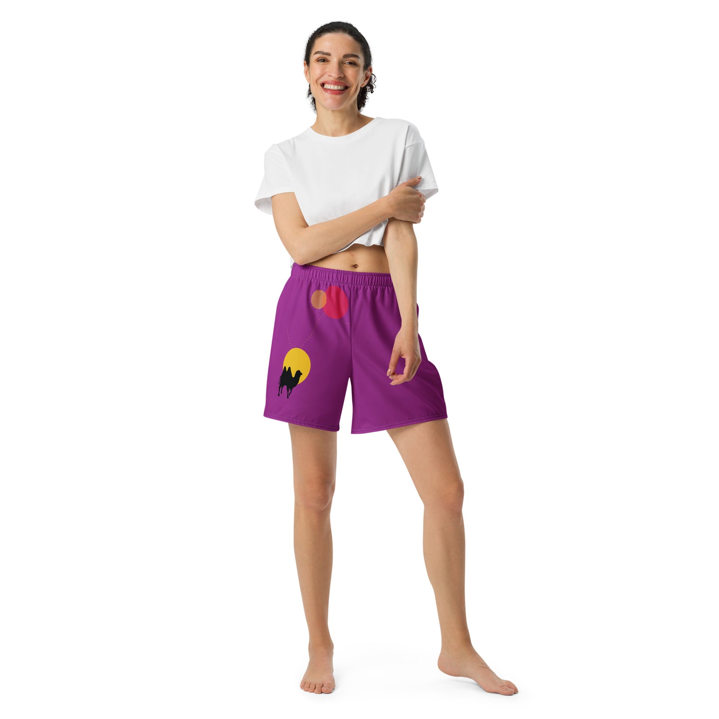 FOLLOW YOUR HEART All-Over Print Unisex Athletic Long Shorts