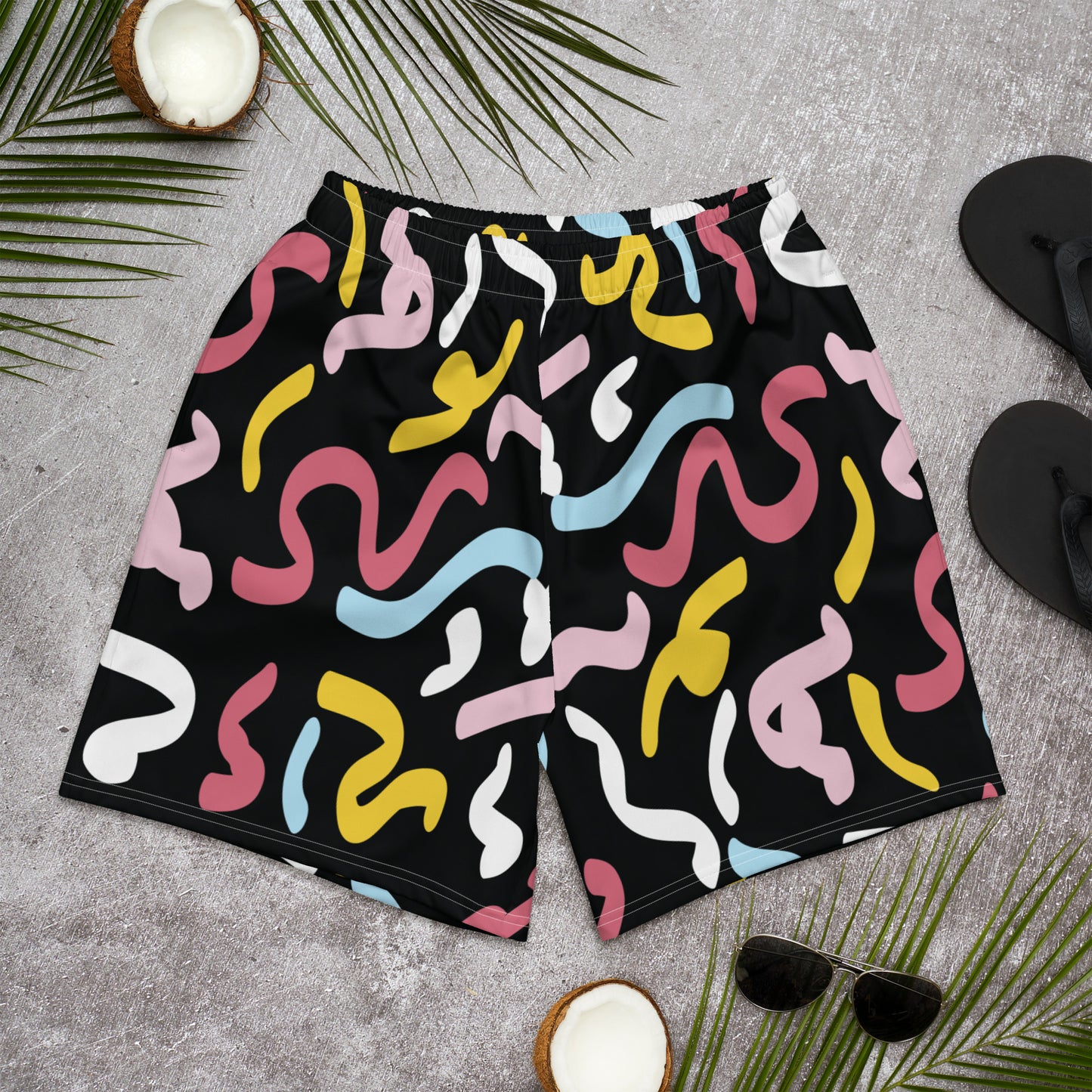 QUANTUM All-Over Print Unisex Athletic Long Shorts