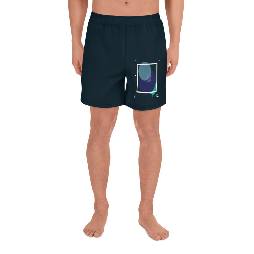 ARTIST All-Over Print Unisex Athletic Long Shorts (Midnight)