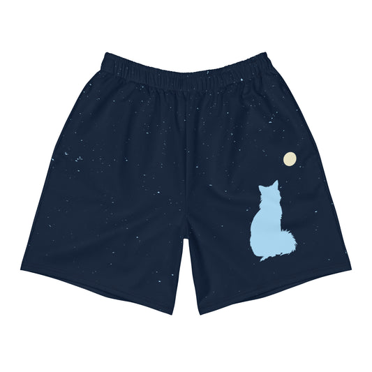 STAR GAZING All-Over Print Unisex Athletic Long Shorts - SOULSKY
