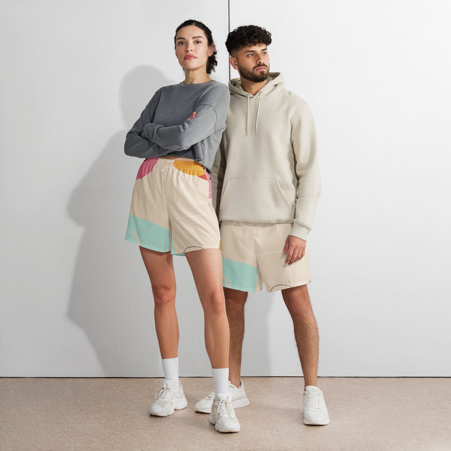 INSPIRATION All-Over Print Unisex Athletic Long Shorts
