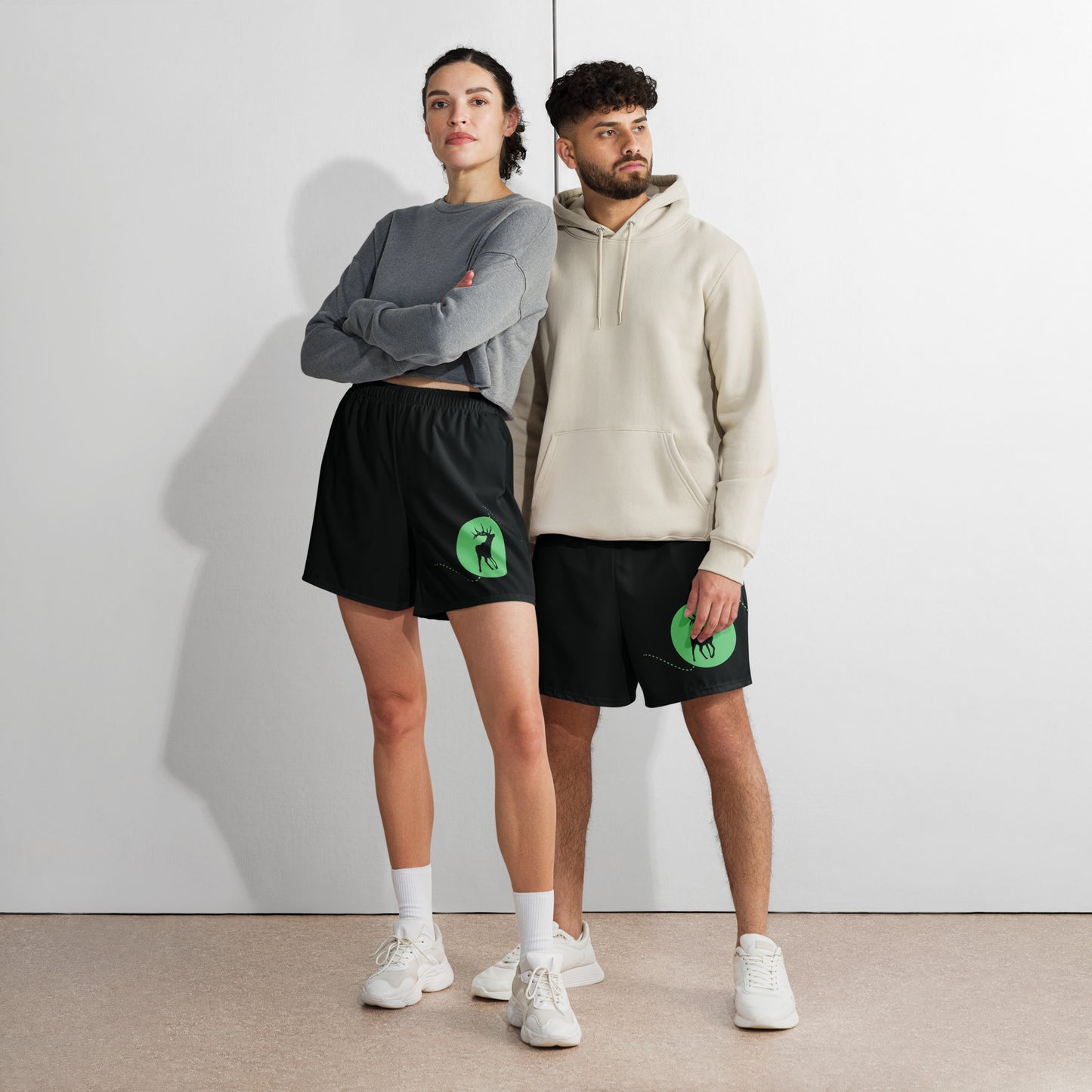 KEEP LOOKING AHEAD All-Over Print Unisex Athletic Long Shorts