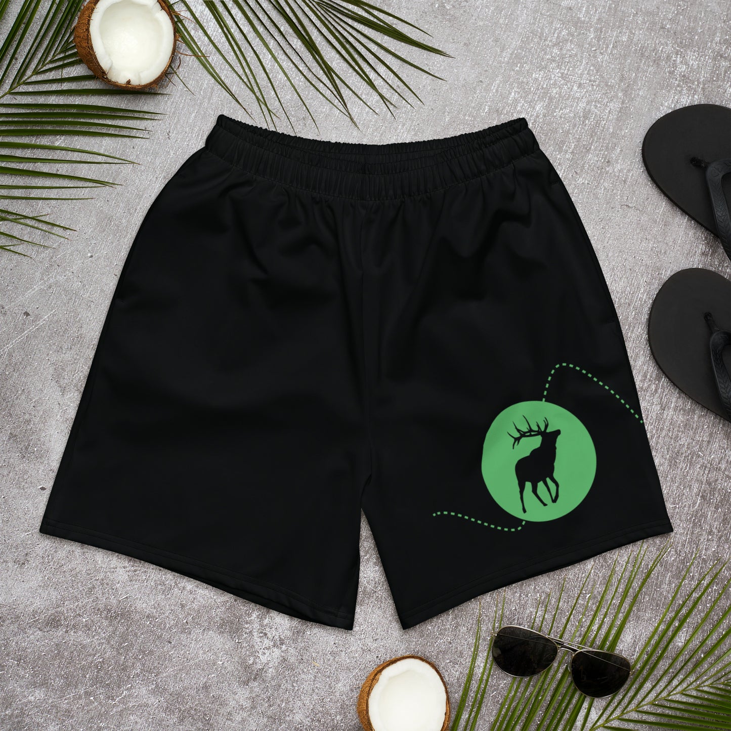 KEEP LOOKING AHEAD All-Over Print Unisex Athletic Long Shorts